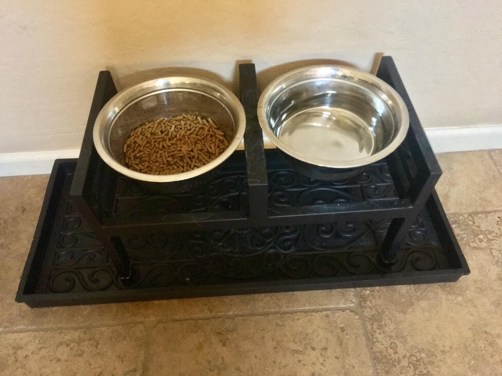BIRDROCK HOME Rubber Boot Tray | 34 inch Decorative Boot Tray | Waterproof for All Weather Indoor or Outdoor Use | Dog Bowl Tray customer photo 2