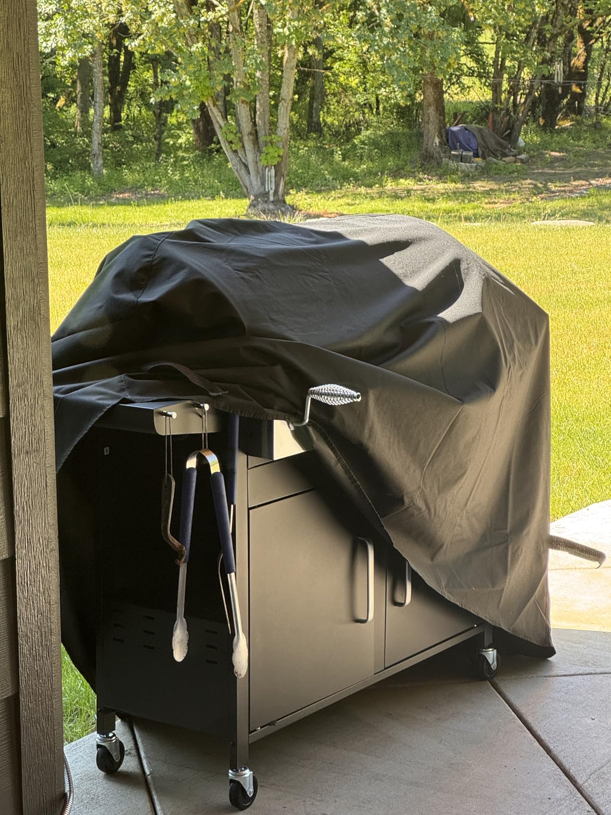 Unicook Heavy Duty Waterproof Grill Cover for Outdoor Grill 65 Inch, Black customer photo 2