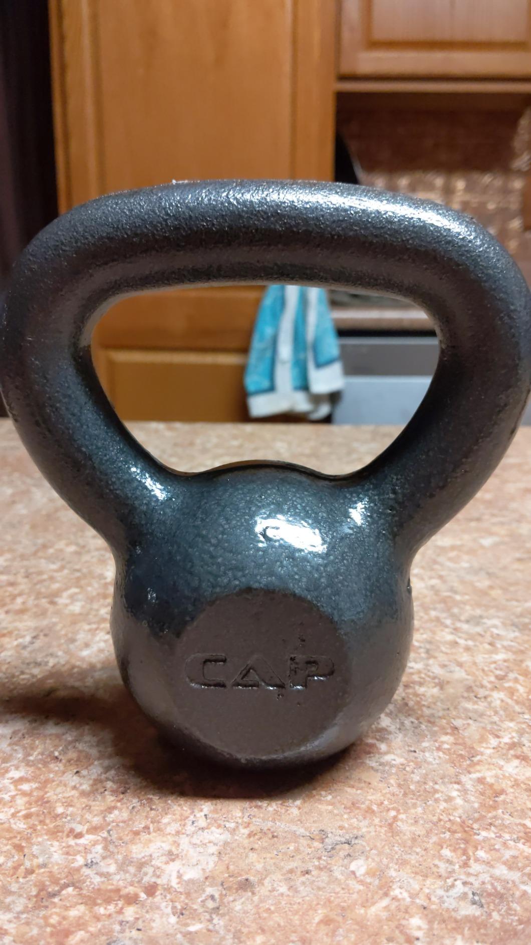 CAP Barbell Cast Iron Kettlebell - Singles and Sets, Multiple Weight Choices customer photo 2