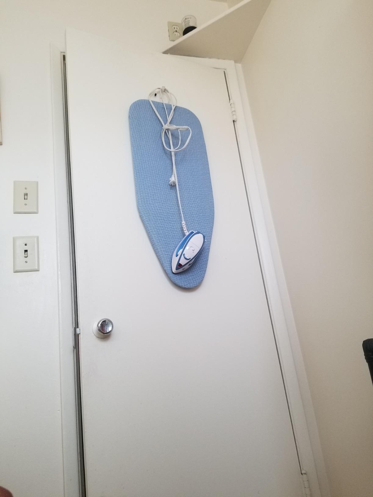Whitmor Tabletop Ironing Board - Scorch Resistant Cover - Blue customer photo 2