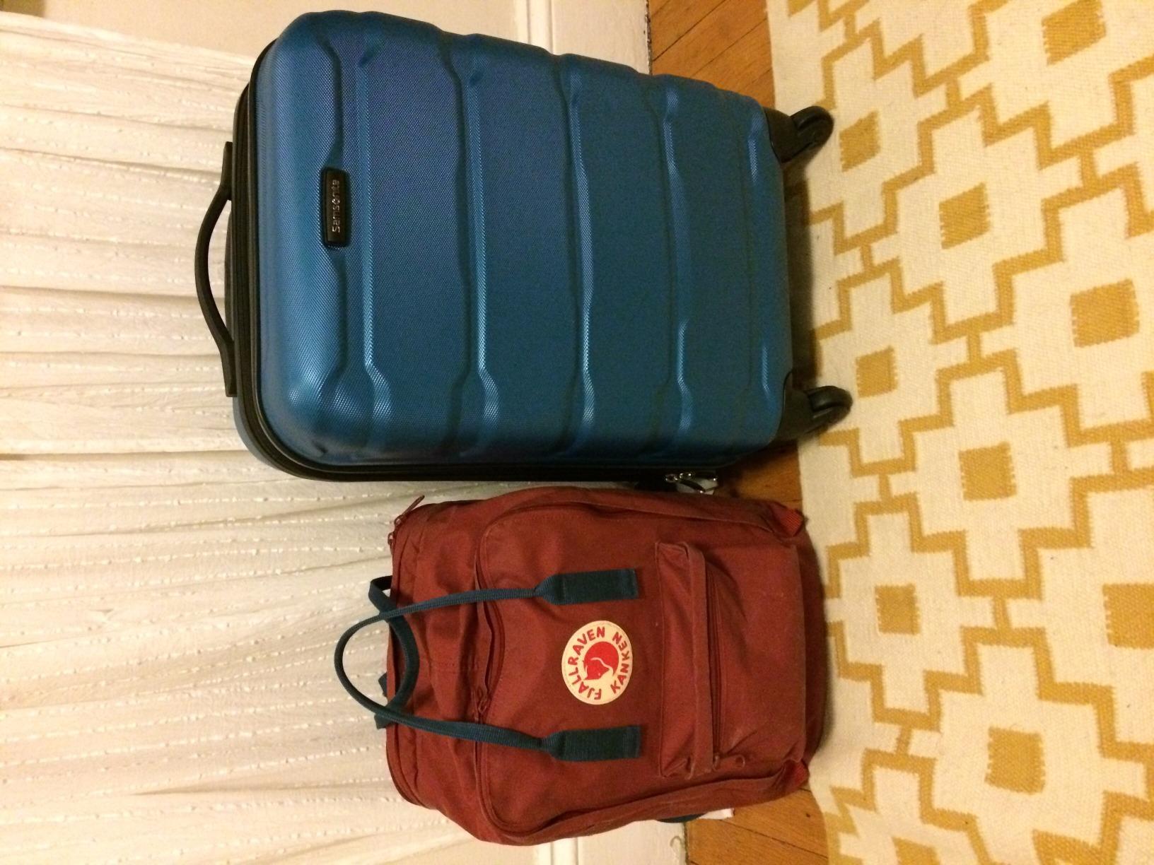 Samsonite Omni PC Hardside Expandable Luggage with Spinner Wheels, Teal, Carry-On 20-Inch customer photo 1