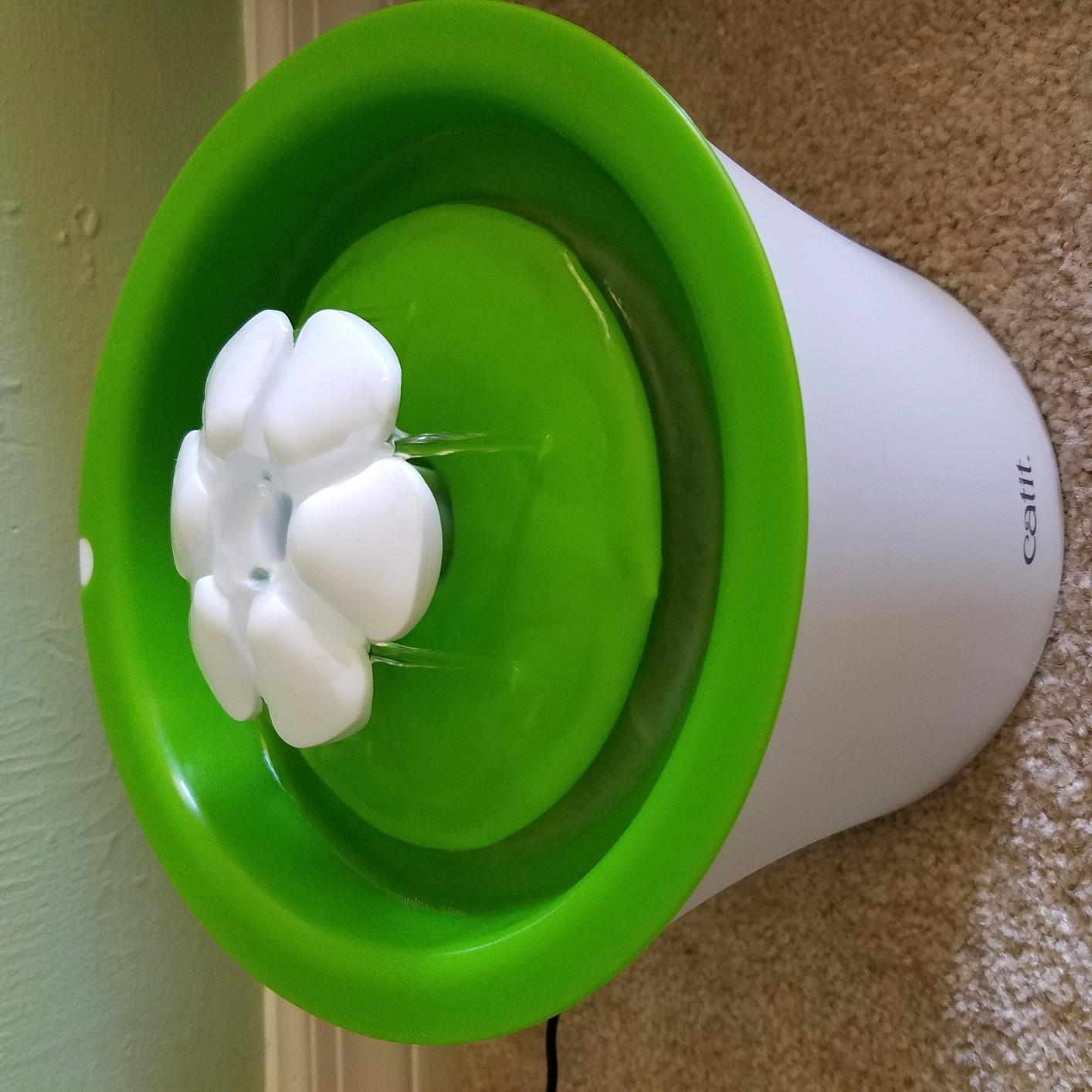 Catit Flower Fountain with Triple Action Filter, 3 L, Green customer photo 2