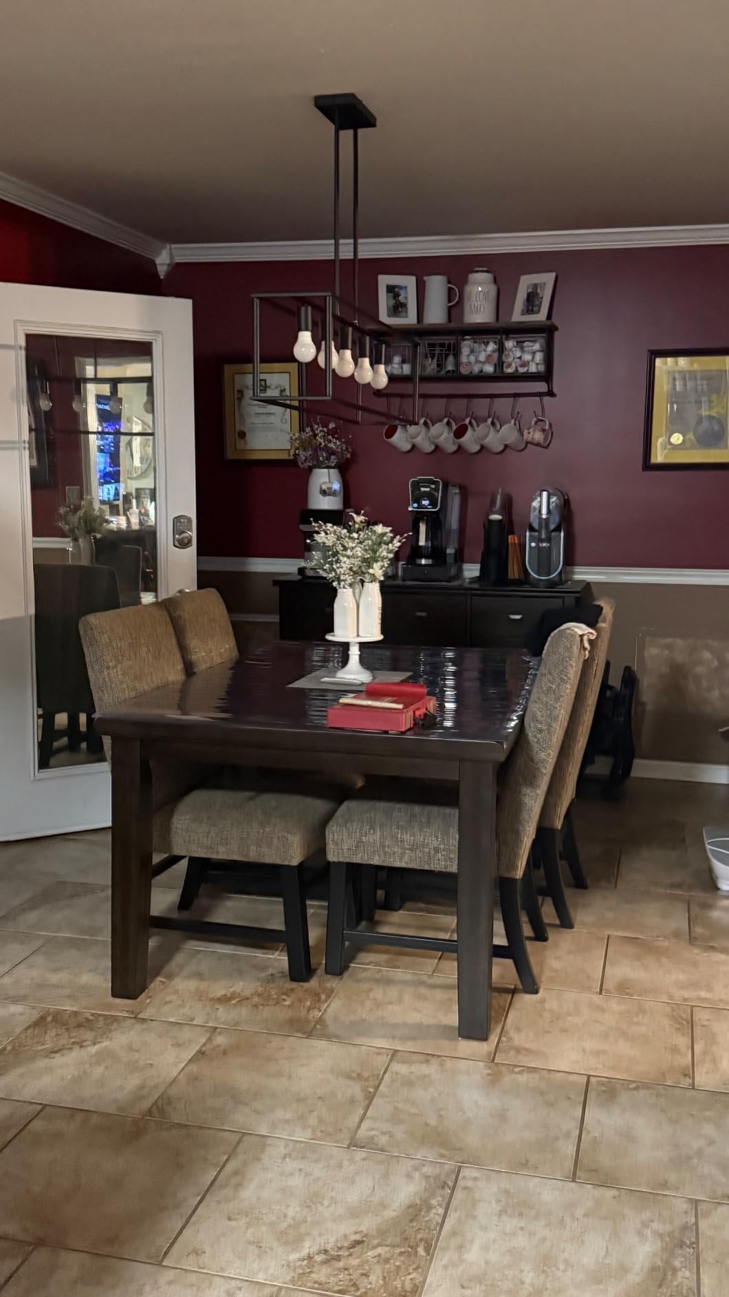 Signature Design by Ashley Haddigan Dining Extension Table, Seats 6-8 customer photo 2
