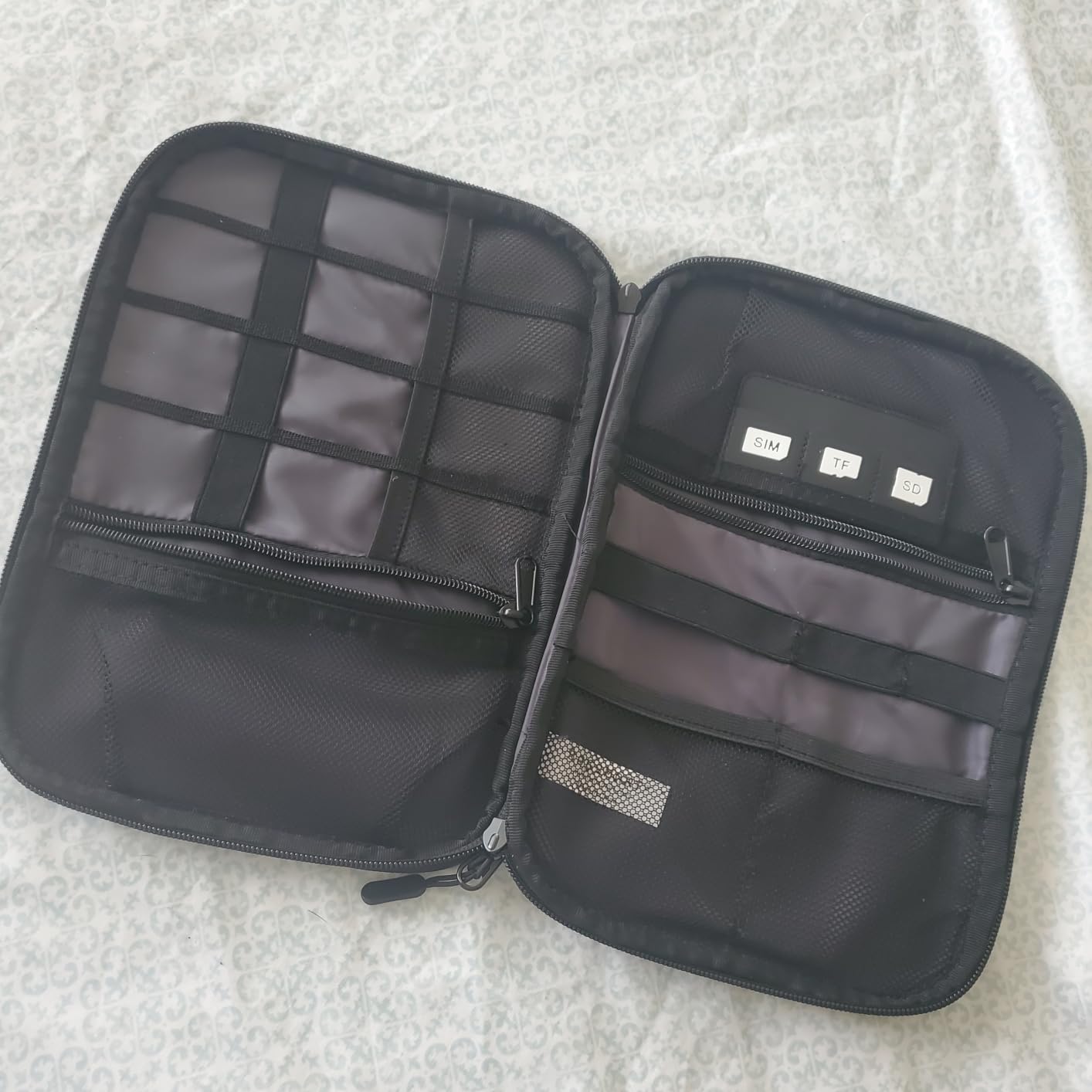 BAGSMART Large Electronic Organizer Travel Case for Tech Accessories, Black customer photo 2