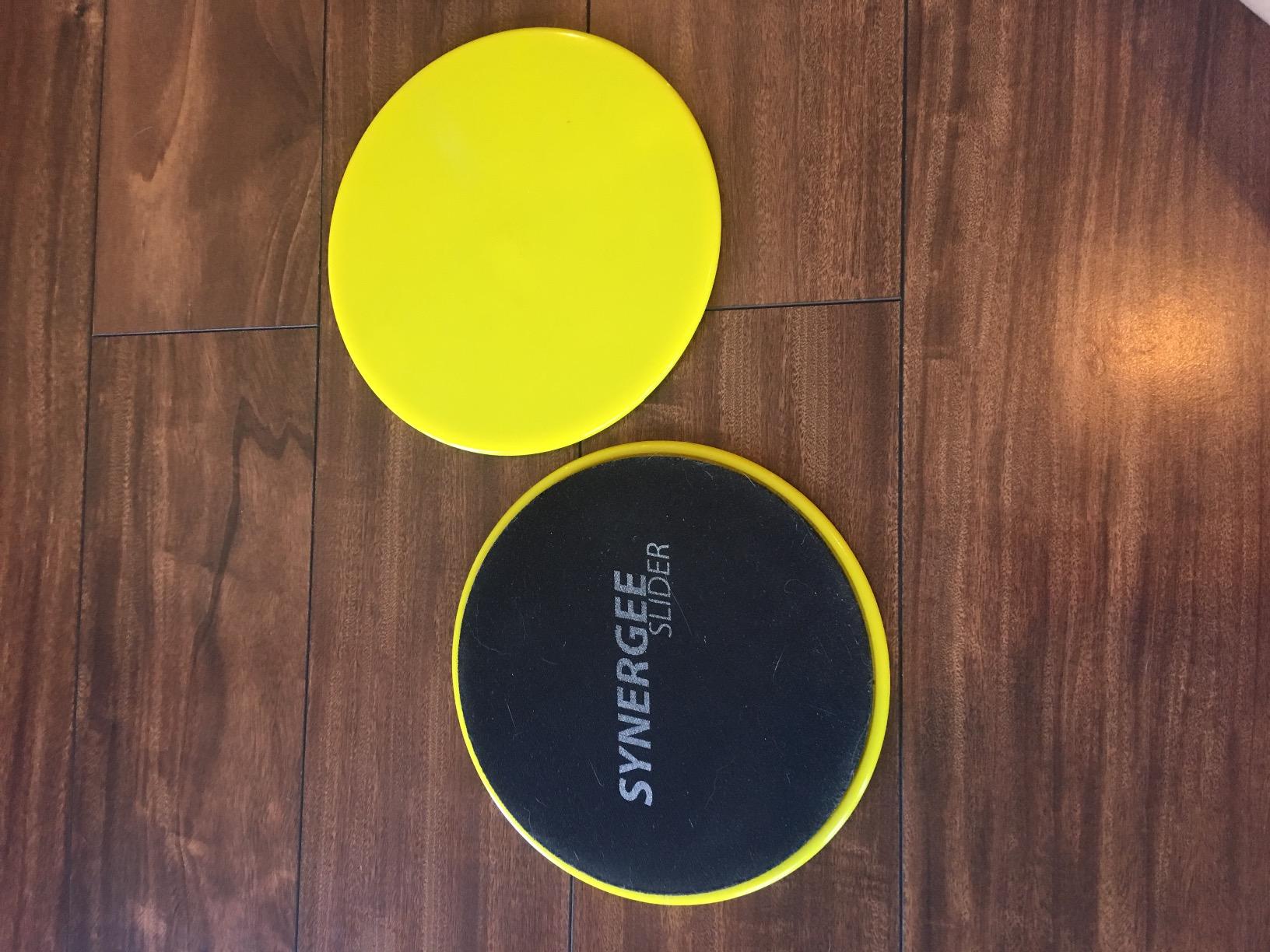 Synergee Core Sliders – Dual Sided Ab Exercise Equipment customer photo 2