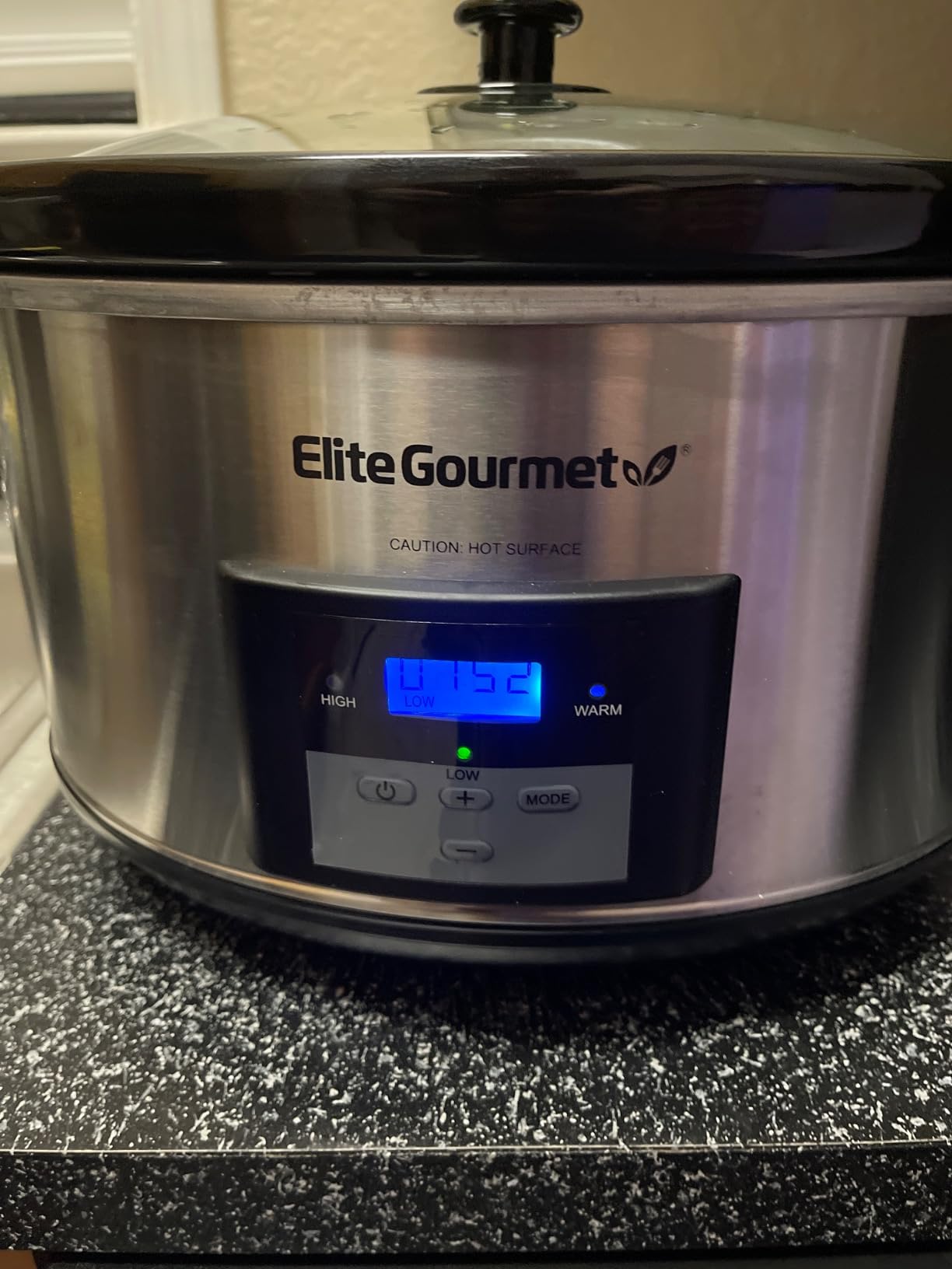 Elite Gourmet MST-900D Digital Slow Cooker, 8.5 Qt, Stainless Steel customer photo 2