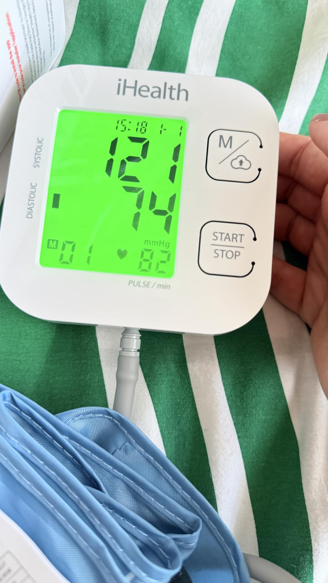 iHealth Track Smart Upper Arm Blood Pressure Monitor with Wide-Range Cuff customer photo 1