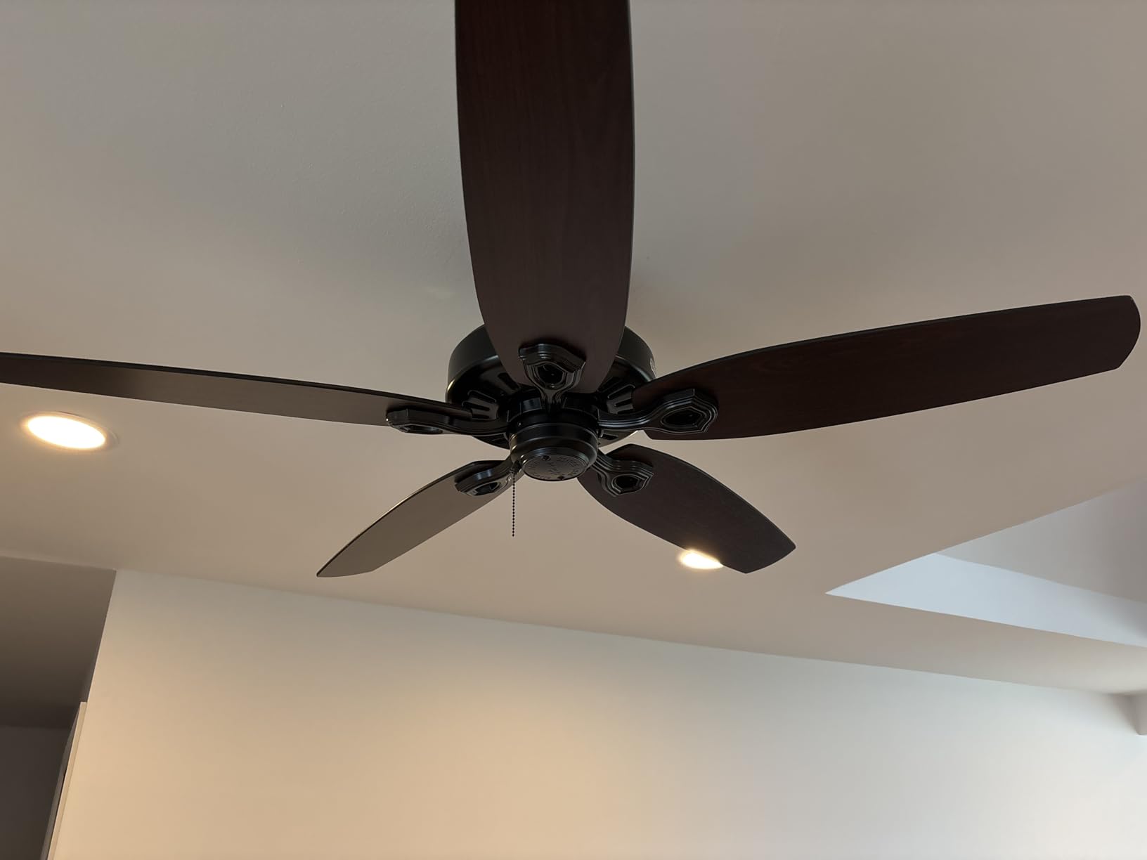 Hunter Builder Elite, Outdoor or Indoor, Ceiling Fan, 52 inch, Matte Black customer photo 2
