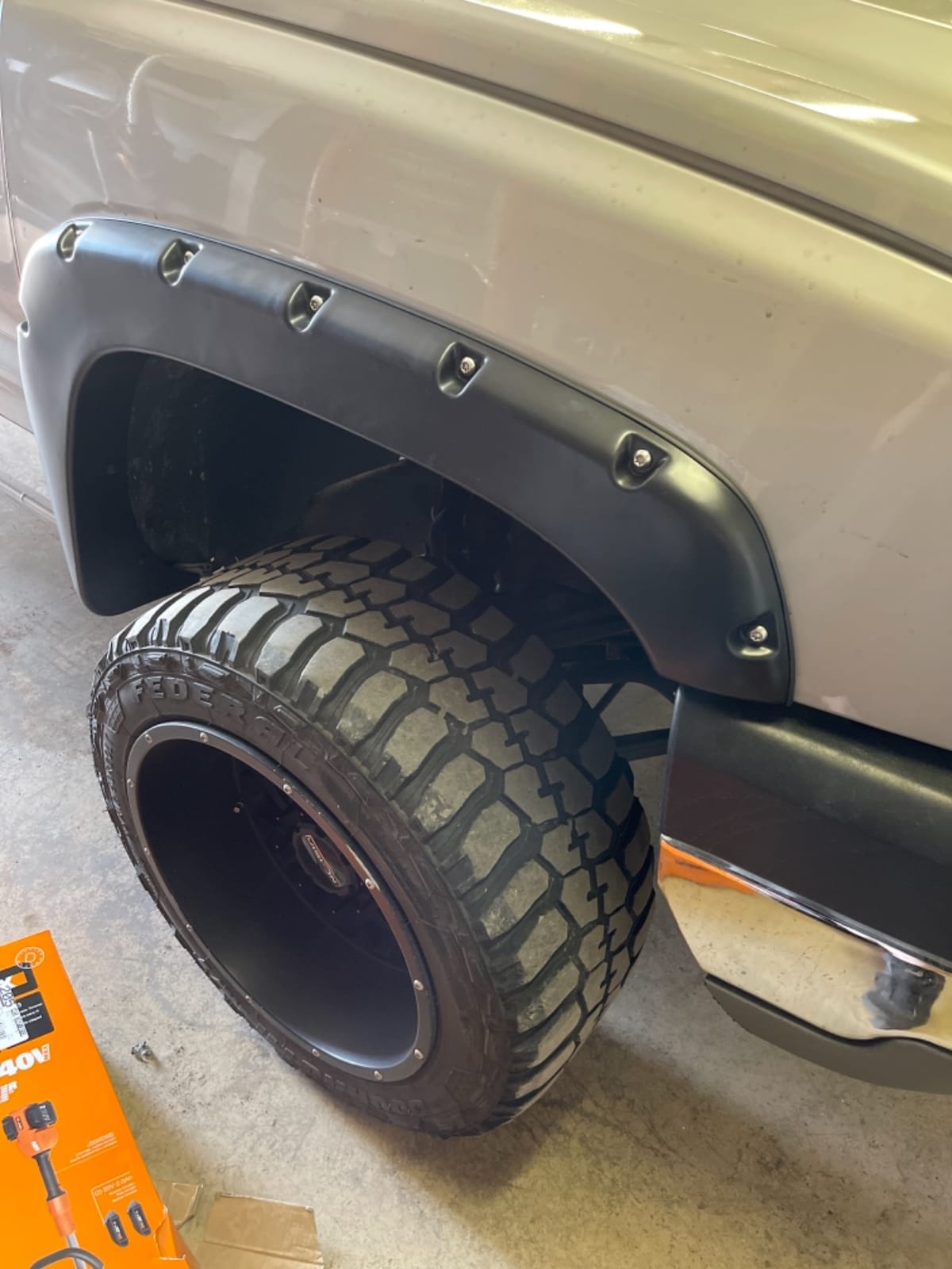 Spec-D Tuning 4PC Smooth Paintable Pocket Rivet Style Fender Flares customer photo 1