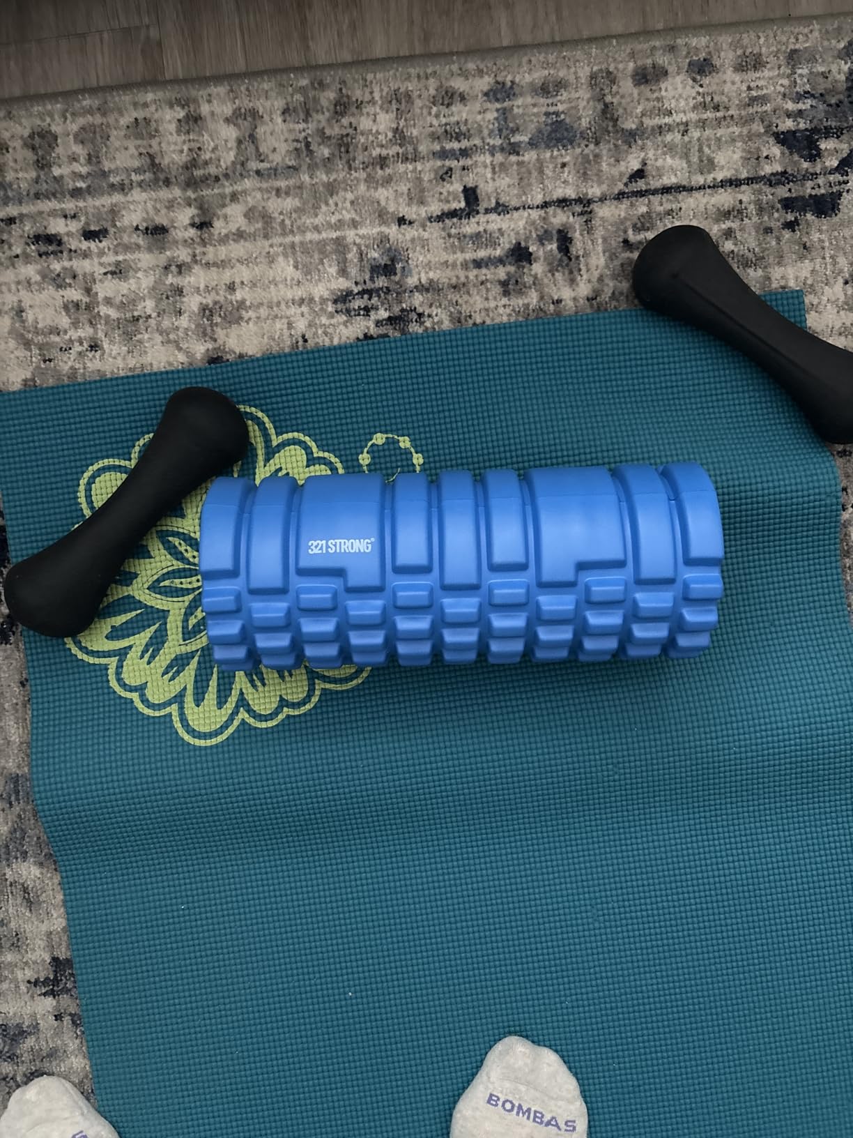 321 STRONG Patented 3-Zone Massage Roller, Medium Density for Exercise customer photo 2