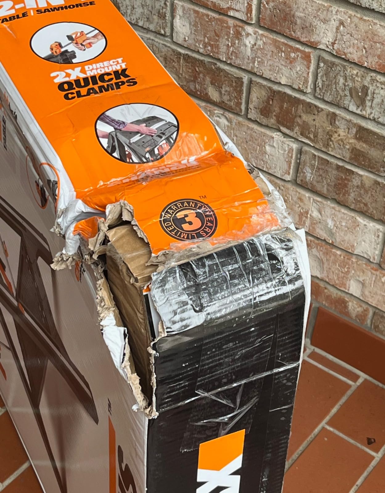 WORX Portable Folding Workbench, 2-in-1 Pegasus Table & Sawhorse, WX051 customer photo 1