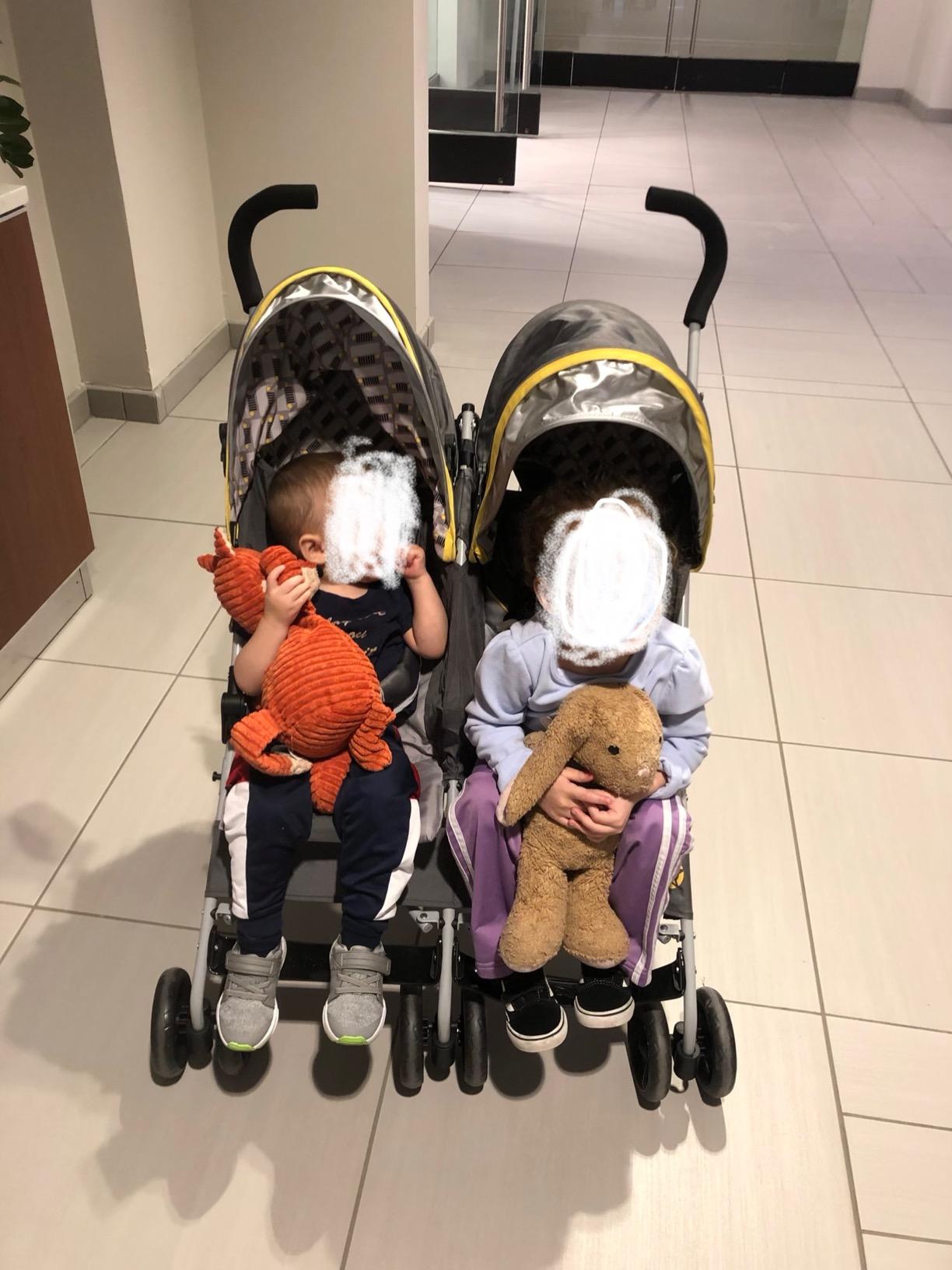 Jeep Scout Double Stroller, Charcoal Galaxy customer photo 1