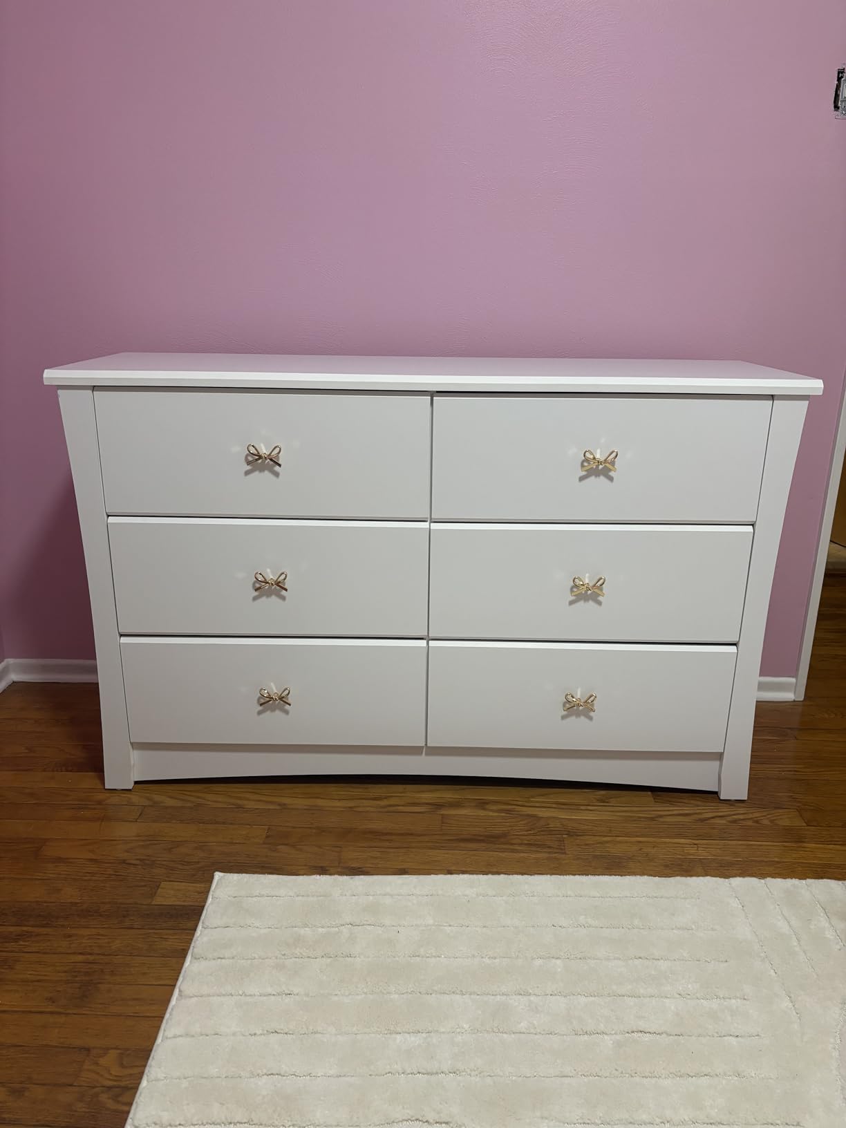 Storkcraft Crescent 6-Drawer Dresser, White customer photo 2