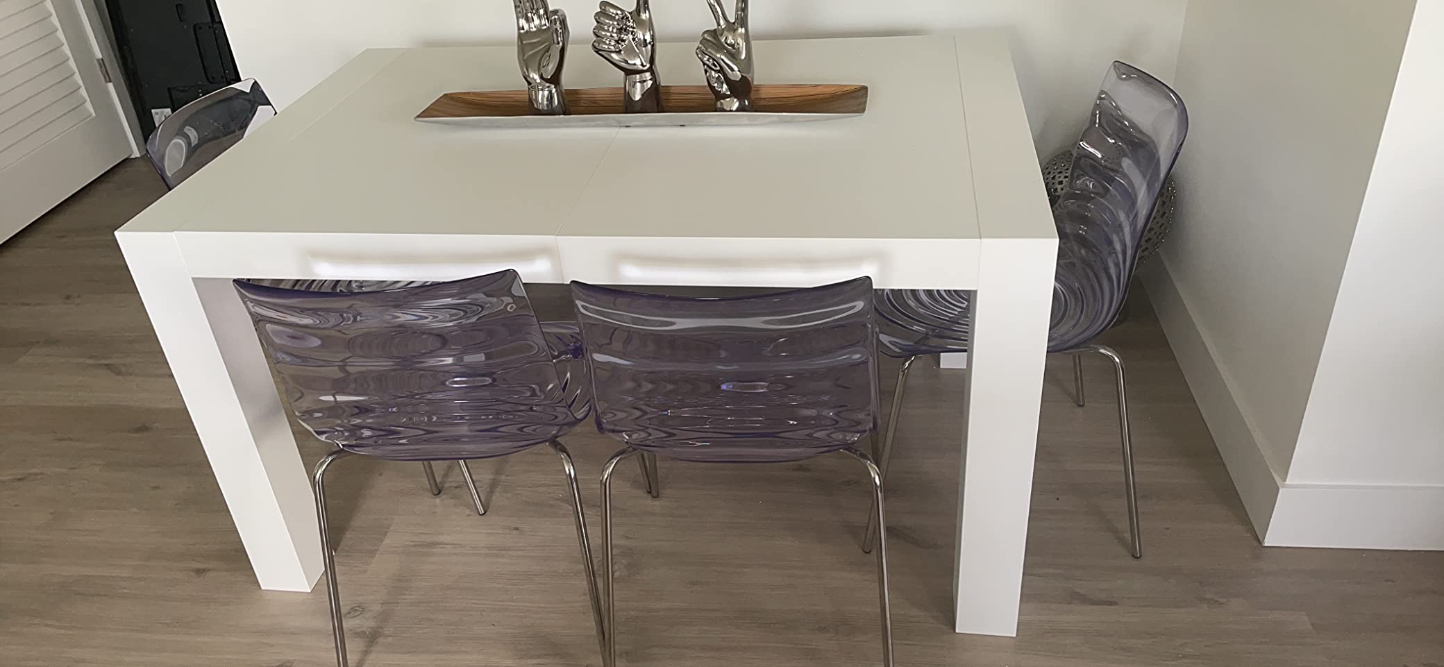 Mobili Fiver, Iacopo Extendable Dining Table, 55.1(86.6) x35.4 in, Walnut, for 6-10 People, Expandable Dining Table for Kitchen, Living Room, Italian Furniture customer photo 1