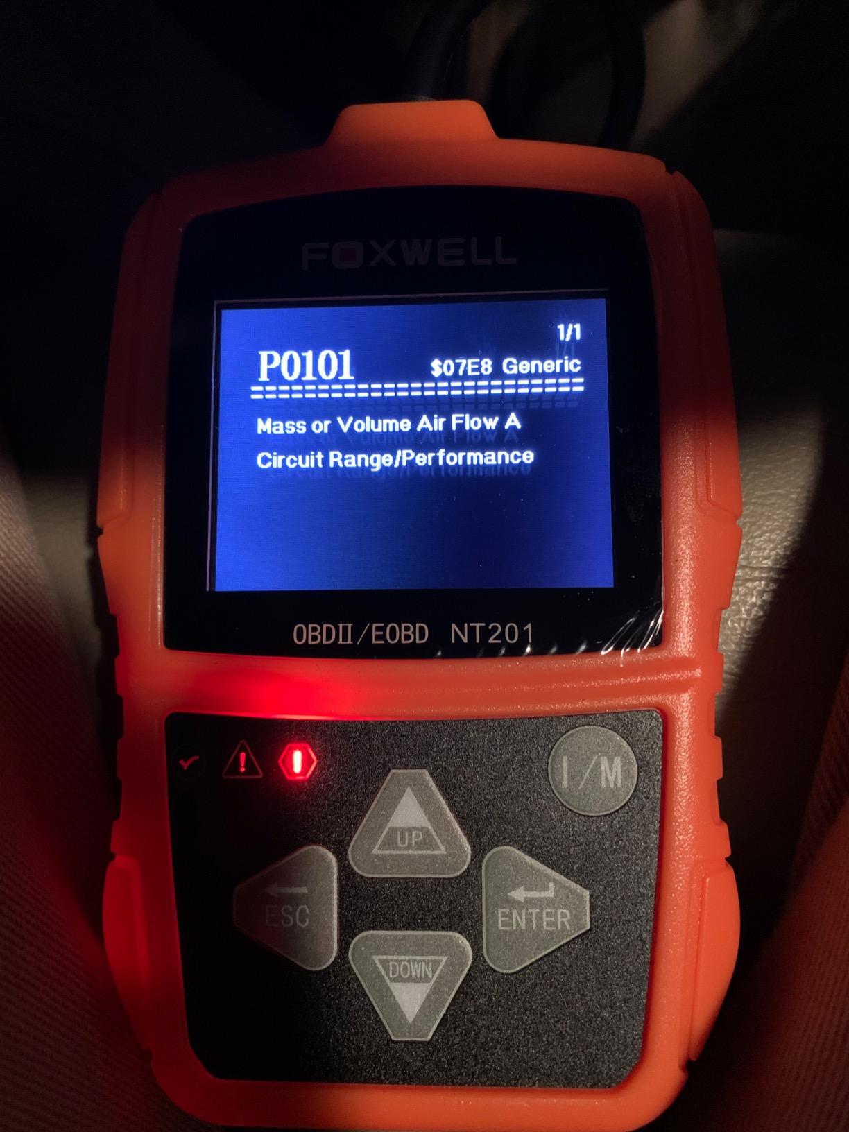 FOXWELL NT201 OBD2 Scanner Engine Code Reader for Cars and Trucks customer photo 2
