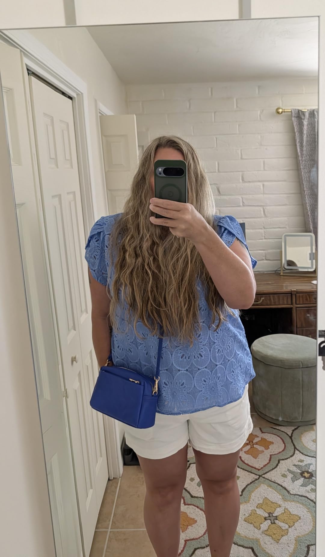 FashionPuzzle Triple Zip Small Crossbody Bag customer photo 2