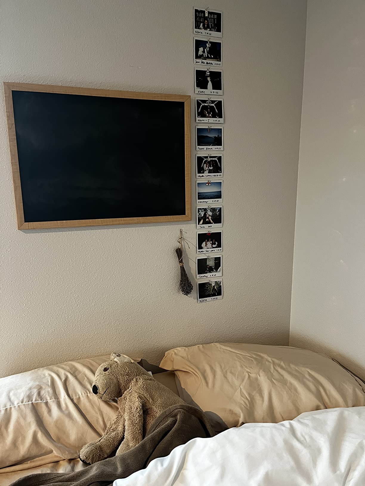 U Brands Chalkboard for Wall, 18 x 24 in, Black Board, Birch Wood Frame customer photo 1