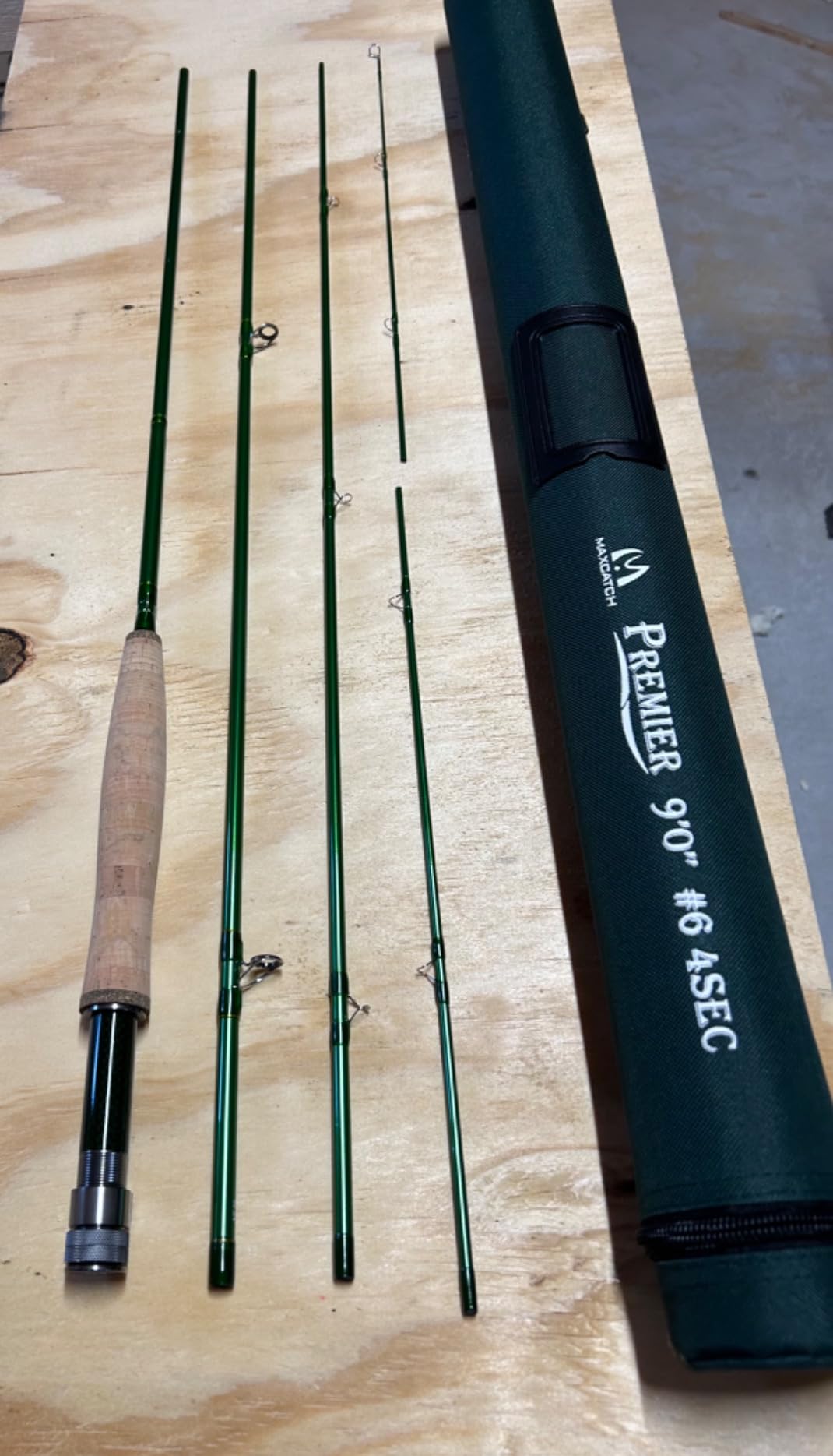 Maxcatch 3-12wt Medium-Fast Action Premier Fly Fishing Rod-IM8 Carbon Blank for High Performance,with AA Cork Grip Hard Chromed Guides customer photo 1