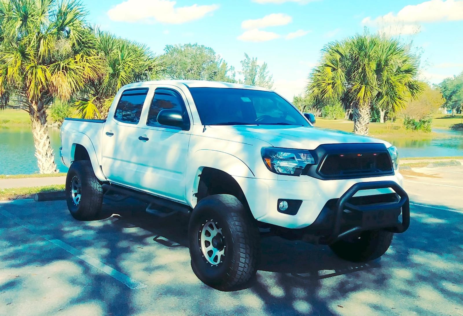 TG-GD6T60028 Front Bumper Guard Compatible with 2016-2023 Tacoma | Textured Black | Light Mount | Bull Bar customer photo 1