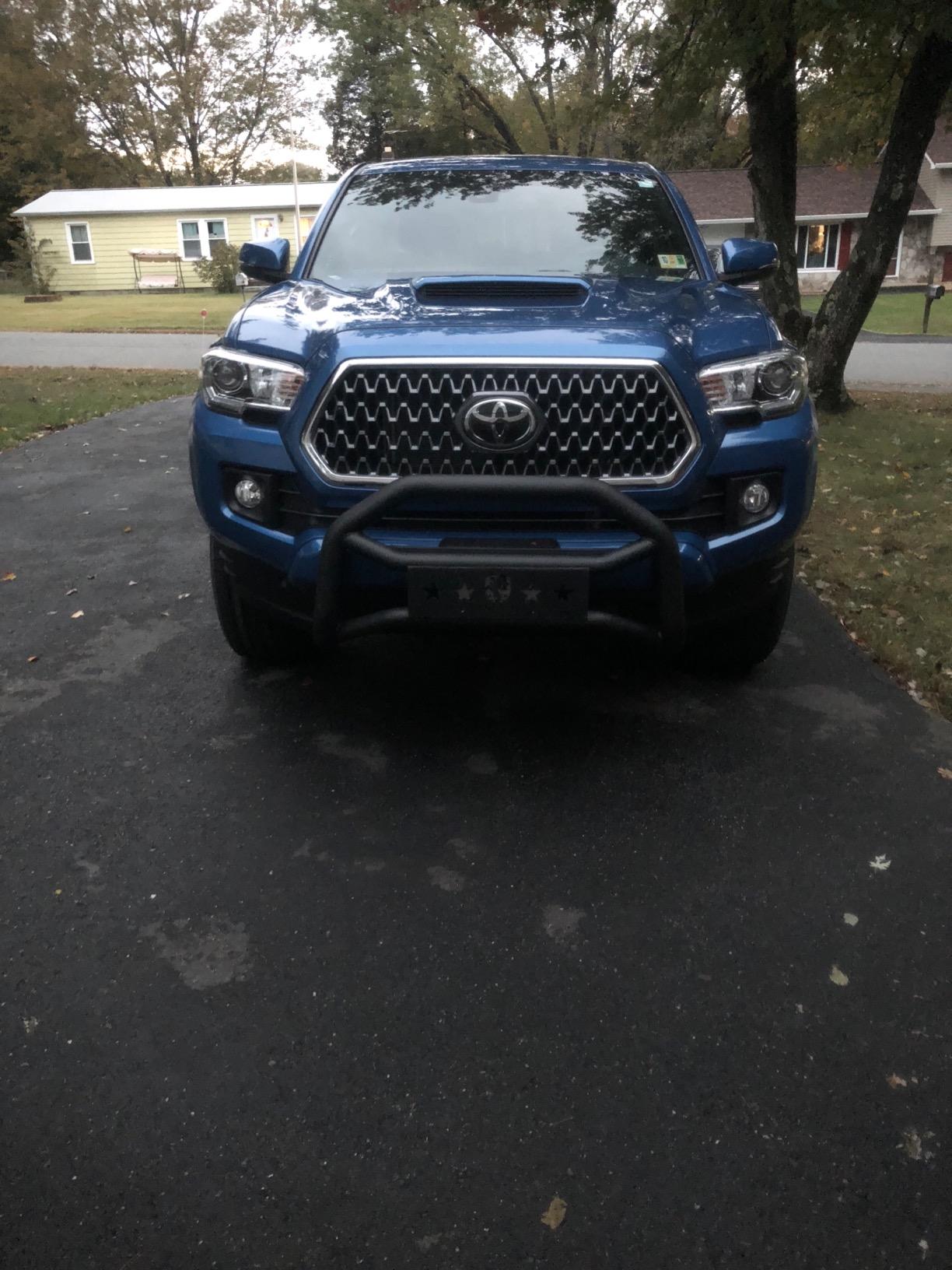 TG-GD6T60028 Front Bumper Guard Compatible with 2016-2023 Tacoma | Textured Black | Light Mount | Bull Bar customer photo 2