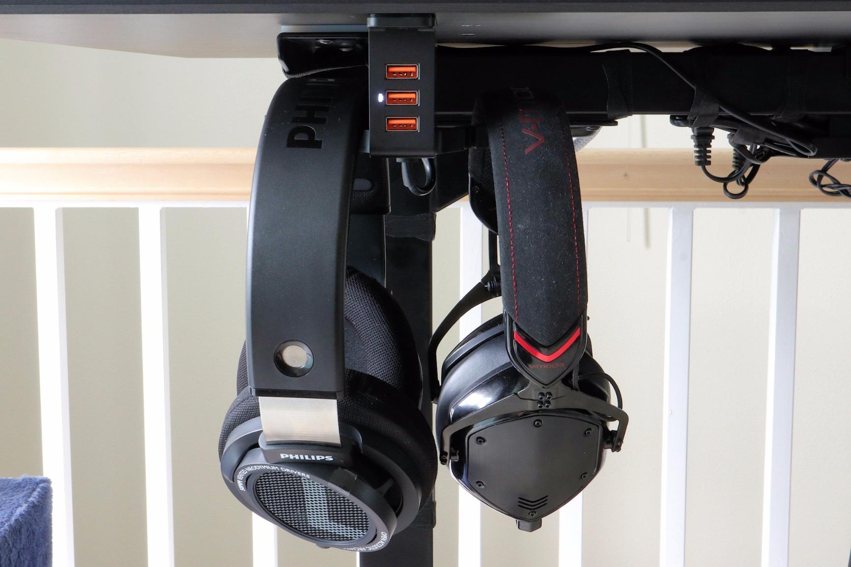 cozoo Desk Headphone Holder Hook Headset Watch Cable Bag Storage Black customer photo 2