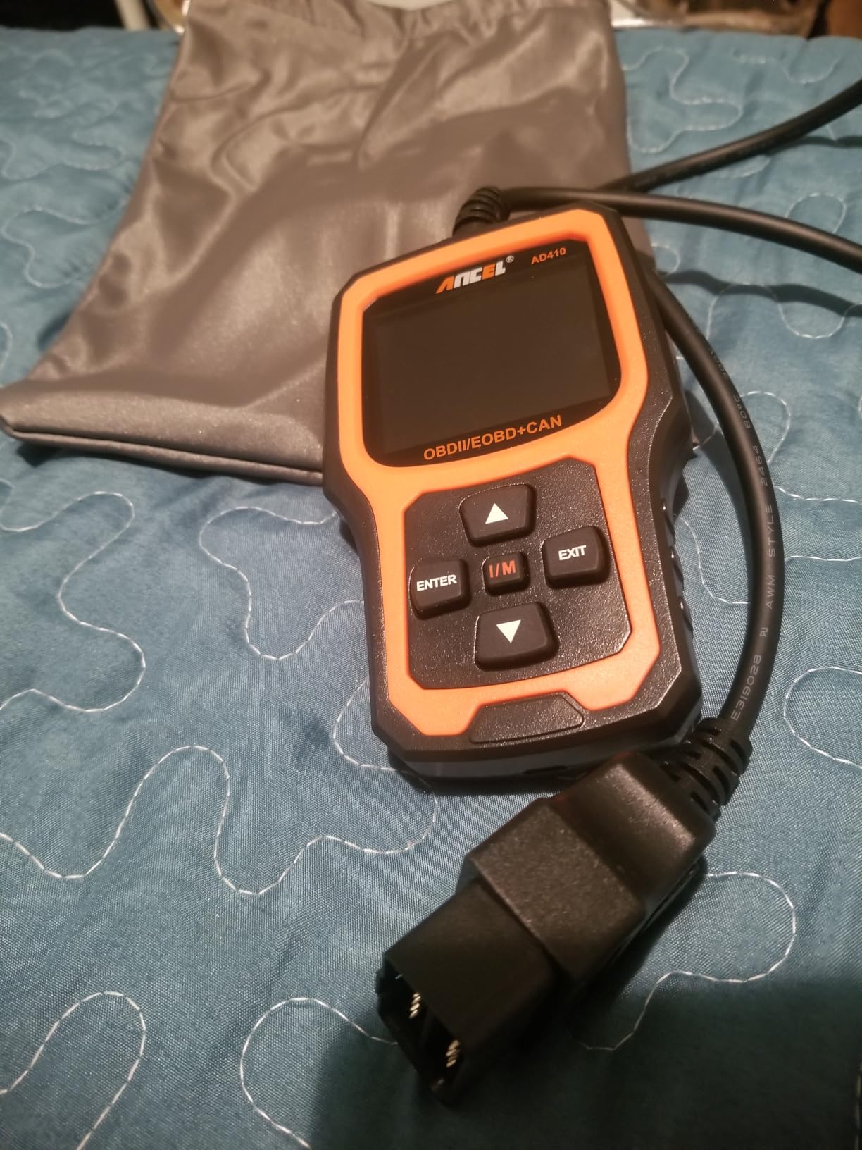 ANCEL AD410 Enhanced OBD2 Scanner, Vehicle Code Reader for Check Engine Light, Automotive OBD II Scanner Fault Diagnosis, OBDII Scan Tool for All OBDII Cars 1996+, Black/Yellow customer photo 2