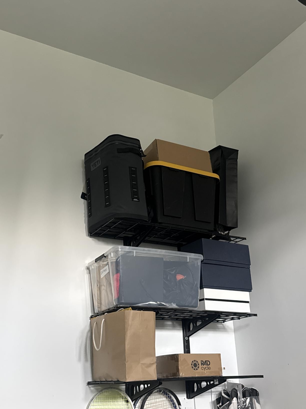 FLEXIMOUNTS 3-Tier 1x3ft Garage Storage Wall Shelving, Height Adjustable customer photo 1