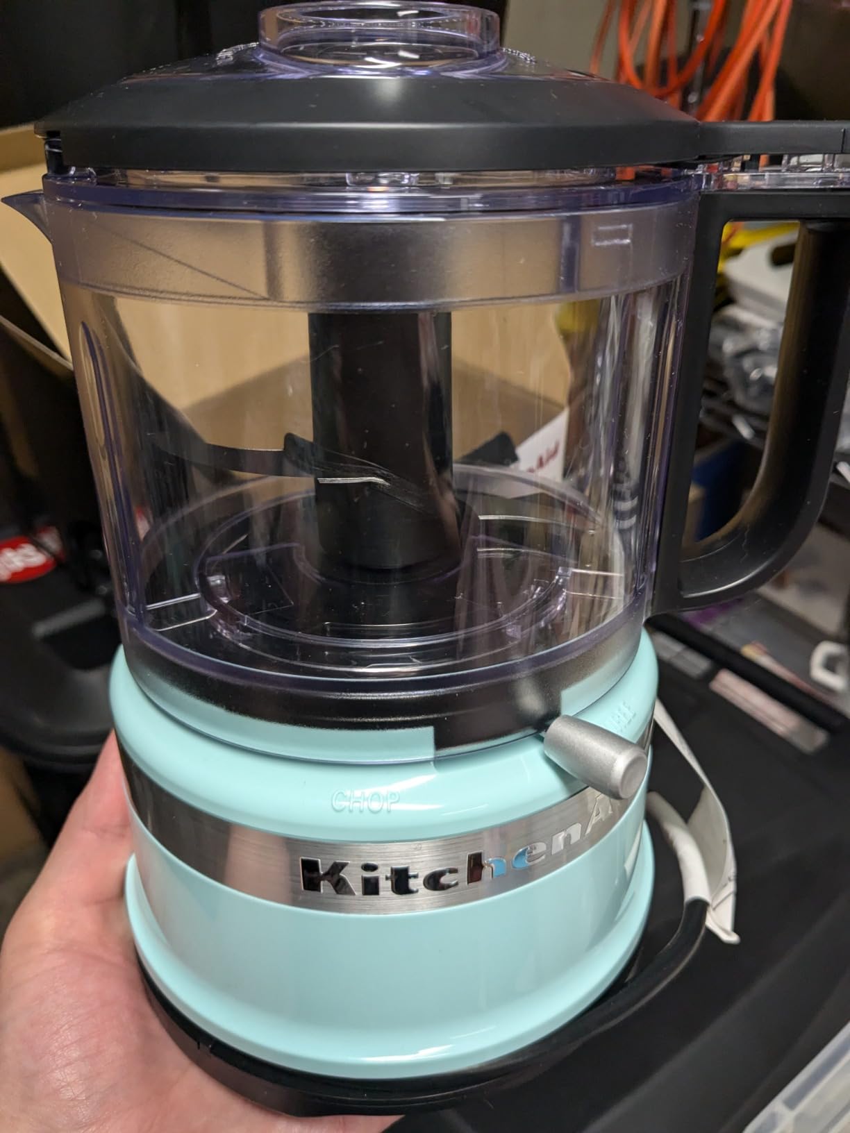 KitchenAid 3.5 Cup Food Chopper KFC3516AQ, Aqua Sky customer photo 2