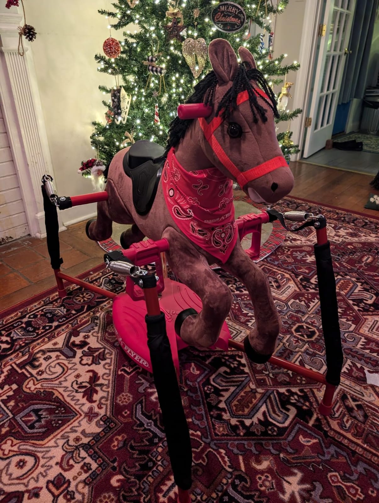 Radio Flyer Chestnut Interactive Riding Horse, for Ages 2-6, Ride On Toys customer photo 2