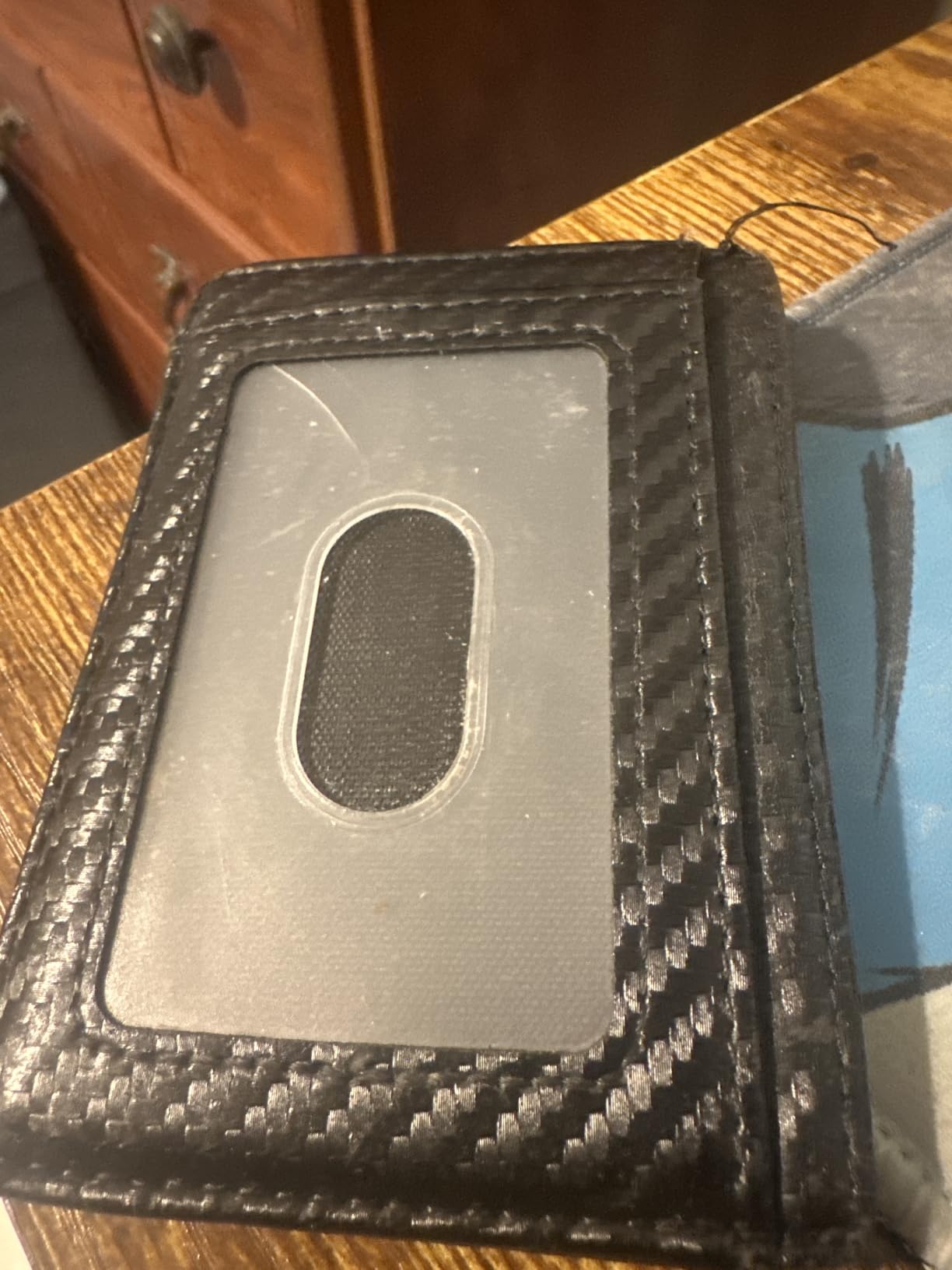 Travelambo Slim Minimalist Wallet for Men, RFID Blocking Credit Card Holder, Front Pocket ID Card Case, Gifts for Men, Husband, Boyfriend, Teenage customer photo 2