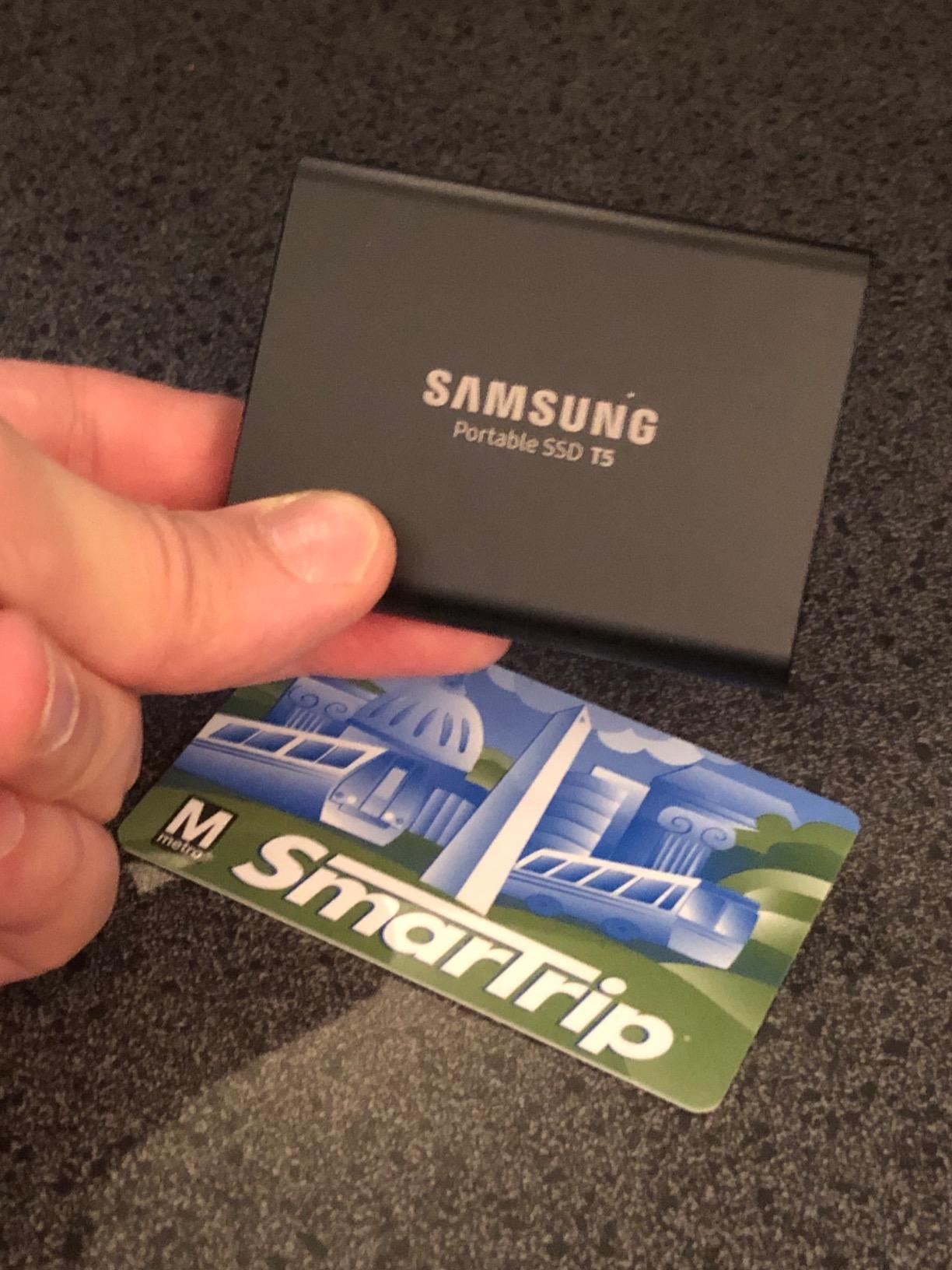 SAMSUNG T5 Portable SSD 2TB - Up to 540MB/s - USB 3.1 External Solid State Drive, Black (MU-PA2T0B/AM) customer photo 1