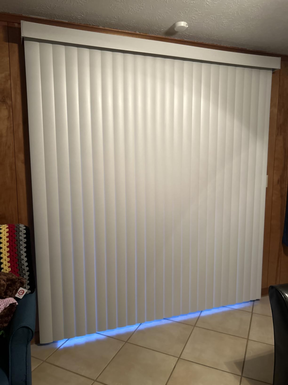 CHICOLOGY Vertical Blinds, Oxford White (Vinyl), 3.5