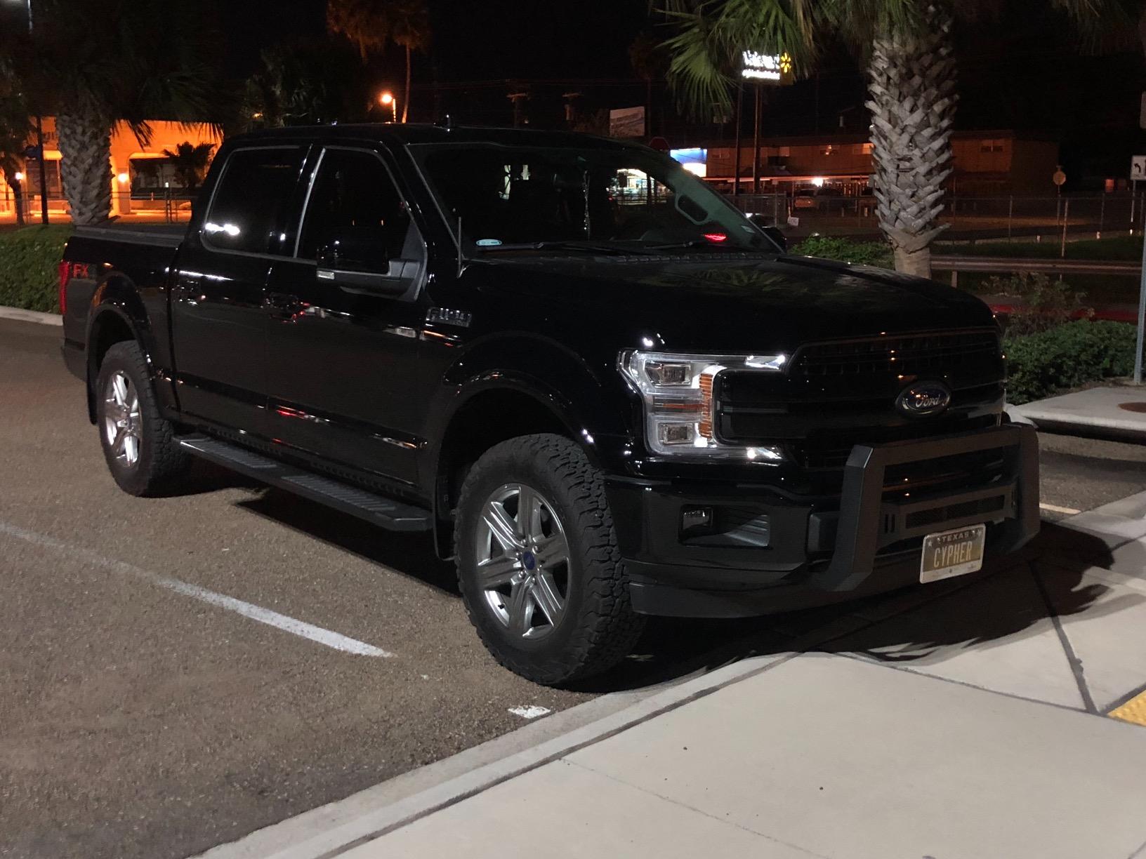 TAC Modular Bull Bar Fit 2004-2026 Ford F150 (Exclude Heritage Edition/All F150 Raptor models/2020-2022 Diesel Models)|2022-2026 F150 Lightning EV Front Guard Fine Textured Mesh Version customer photo 2