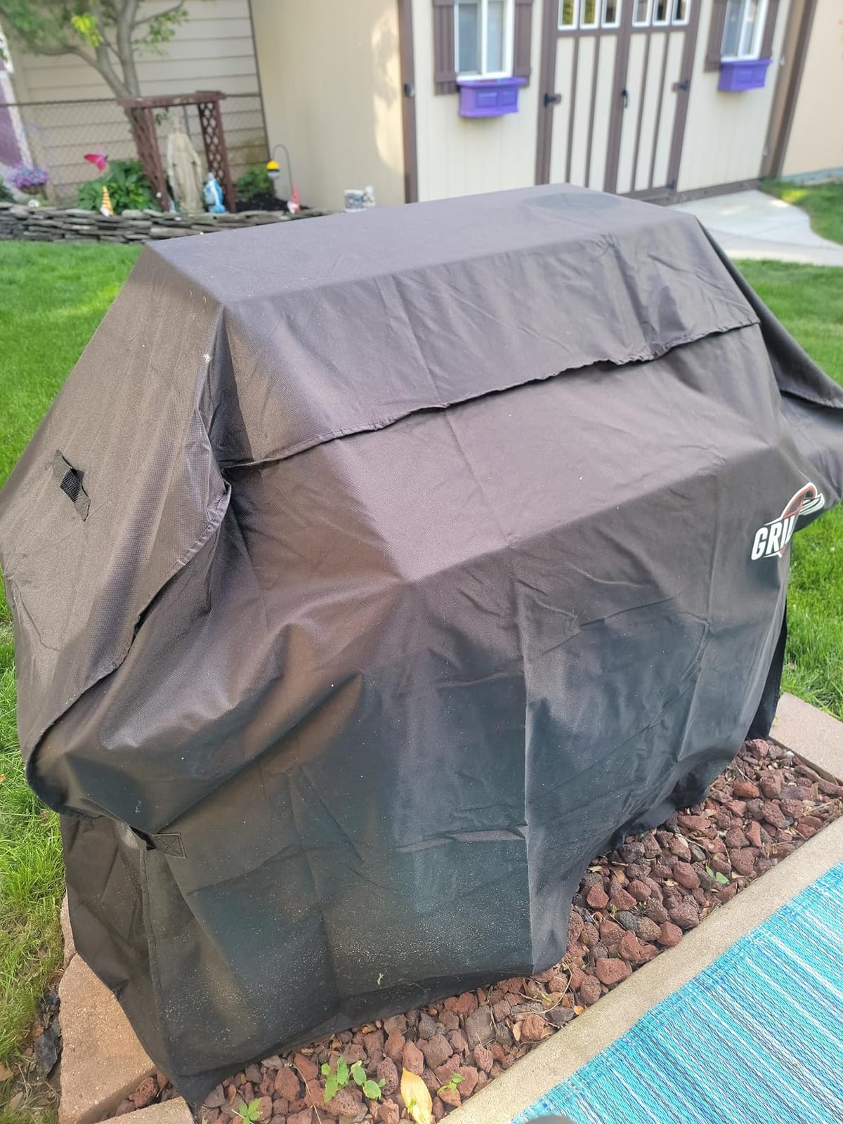 Grillman Waterproof BBQ Grill Cover for Outdoor Grills, 58 Inch, Black customer photo 1