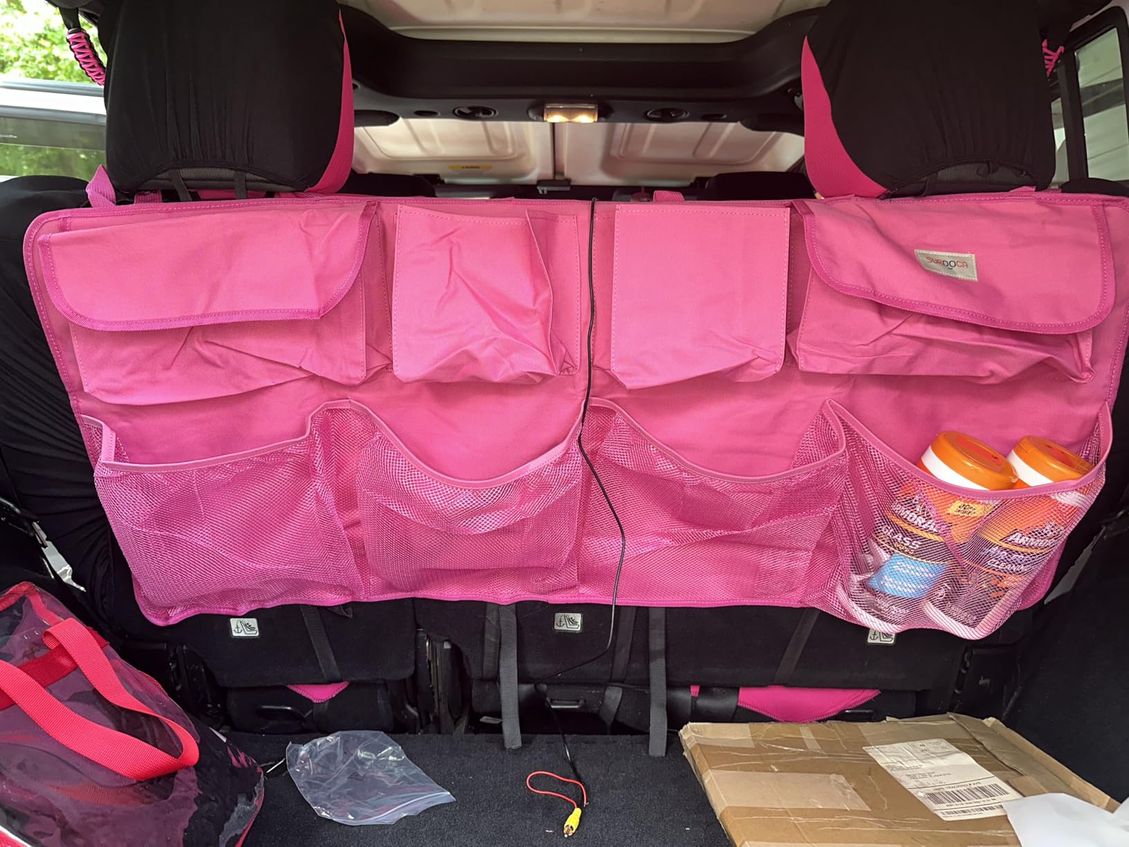 SURDOCA Car Trunk Organizer, LARGE CAPACITY Car Storage Bag with 8 Pockets, 7X Upgraded Trunk Storage Organizer for Car, SUV, Truck, MPV customer photo 2
