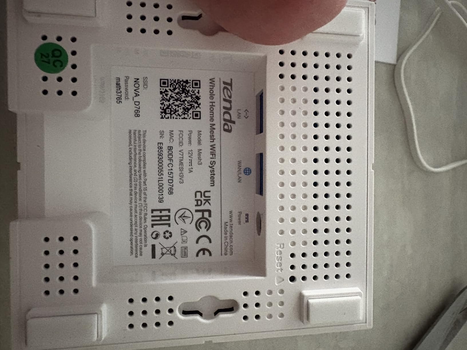 Tenda Nova Mesh WiFi System MW6 - Covers up to 4-6 Bedroom Houses- AC1200 Whole Home WiFi Mesh System - Gigabit Dual-Band Mesh Network - Replaces Wireless Router and WiFi Extender - 3-Pack customer photo 1