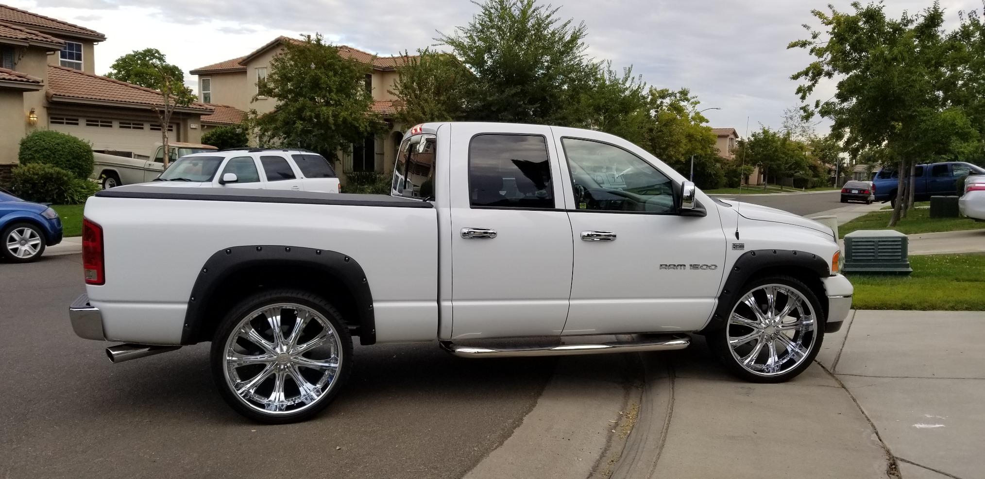 OxGord Fender Flares Compatible with 02-08 Dodge Ram 1500 2500 3500 - Bolt On Pocket Rivet Style - Pick-up Truck Accessories Trim Guards Re-Paintable Parts w/Hardware Kit (Pack of 4) customer photo 2