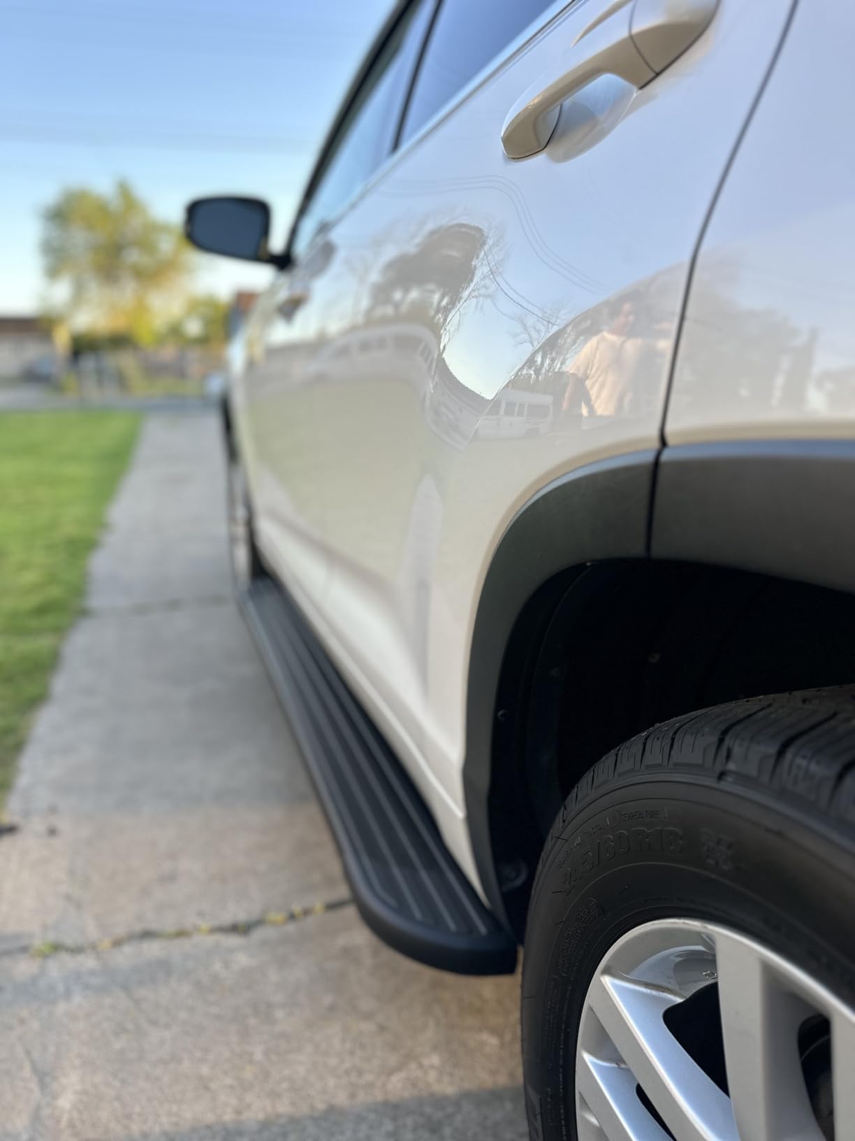 TAC Aluminum SUV Black Running Boards Fit 2014-2019 Toyota Highlander, Side Steps & Nerf Bars (2 Pieces) customer photo 1