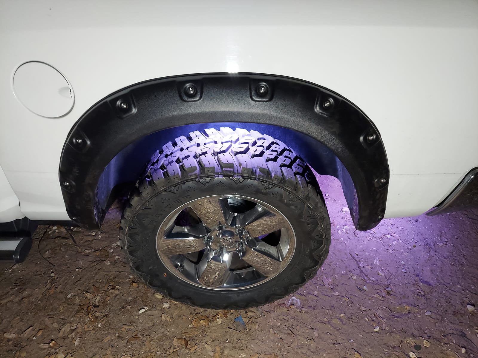 LEDKINGDOMUS Front Rear Fender Flares Fit for 2009-2018 Dodge Ram 1500 customer photo 1