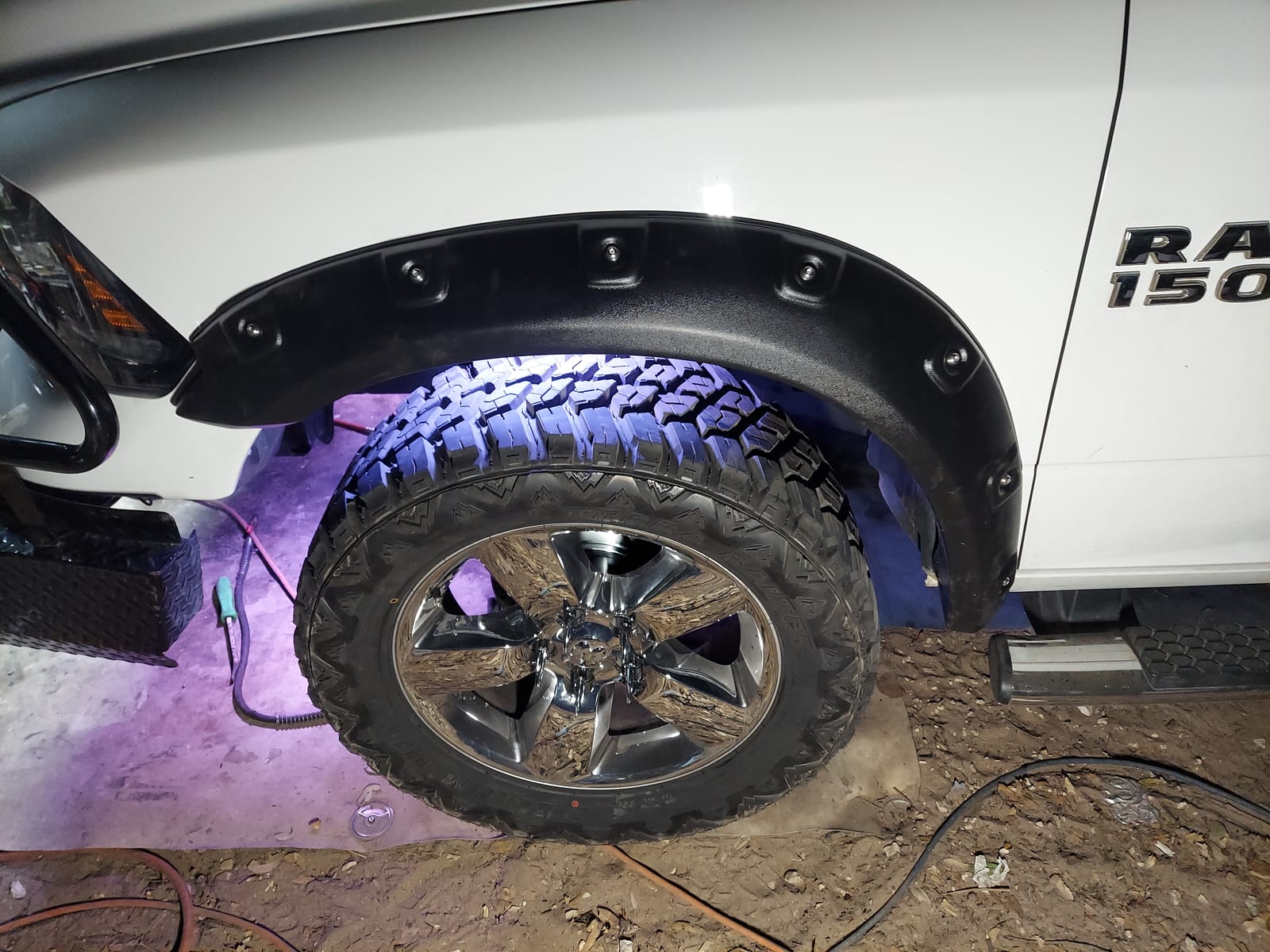 LEDKINGDOMUS Front Rear Fender Flares Fit for 2009-2018 Dodge Ram 1500 customer photo 2