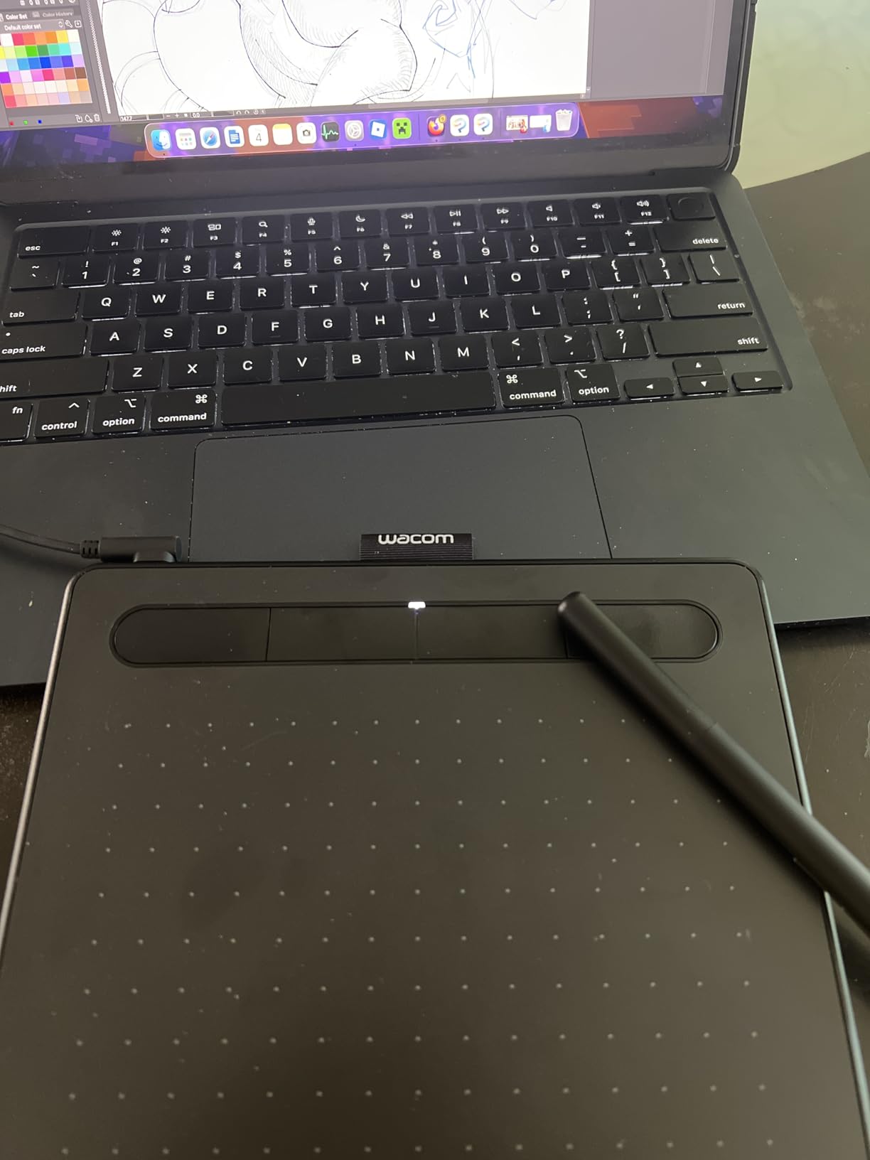 Wacom Intuos Small, Wired Graphic Drawing Tablet with Pen + Software customer photo 1