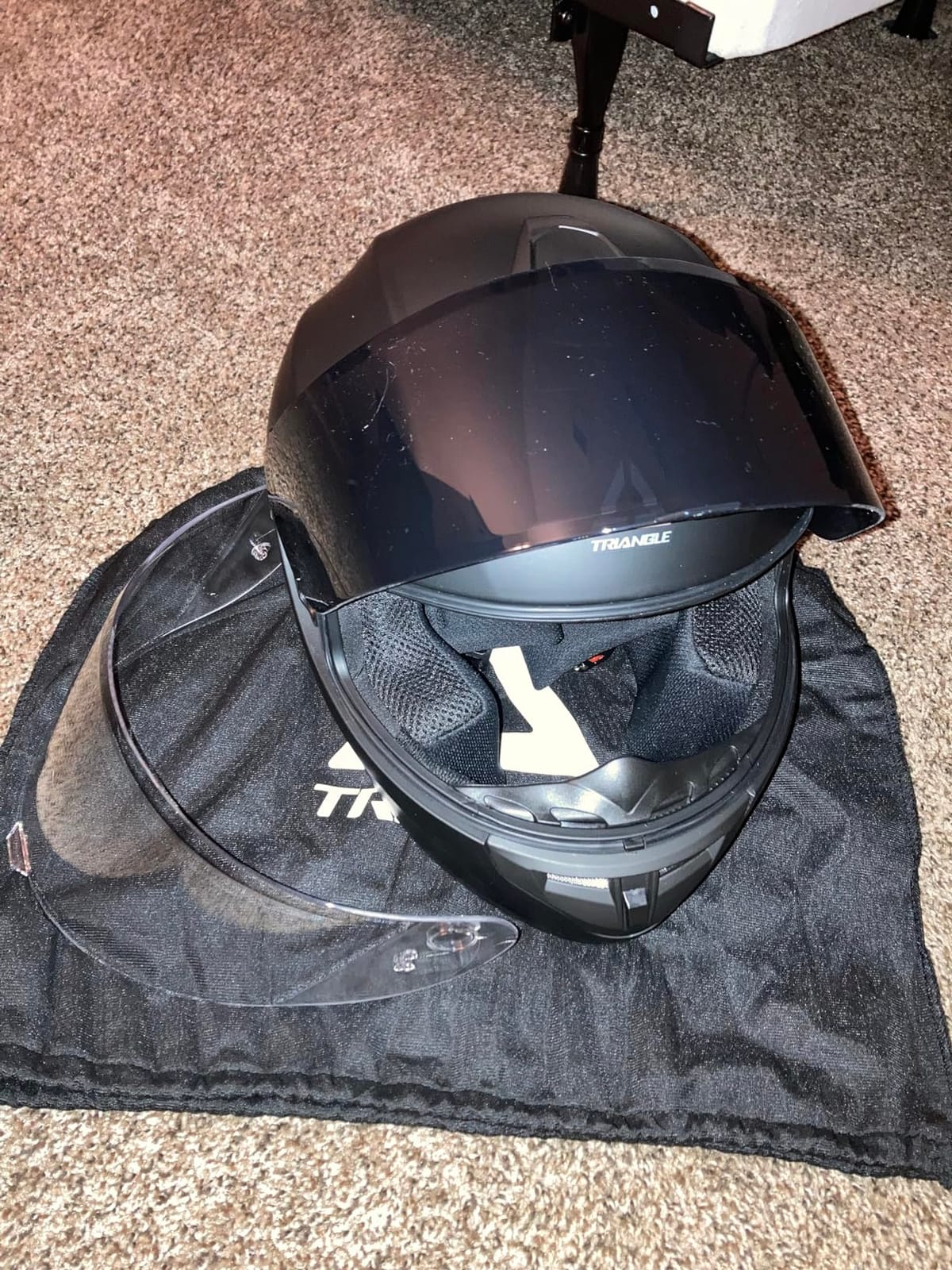 TRIANGLE Full Face Motorcycle Helmet DOT Approved Men Women, Street Bike customer photo 2
