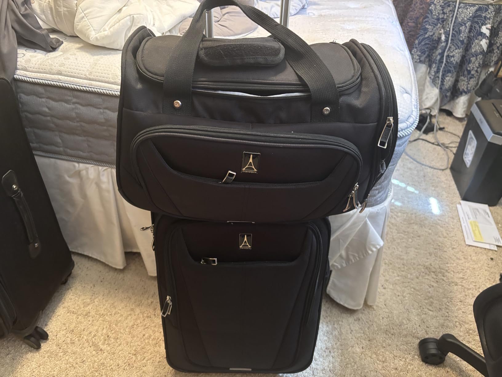Travelpro Maxlite 5 Softside Lightweight Underseat Carry-On Travel Tote, Overnight Weekender Bag customer photo 1