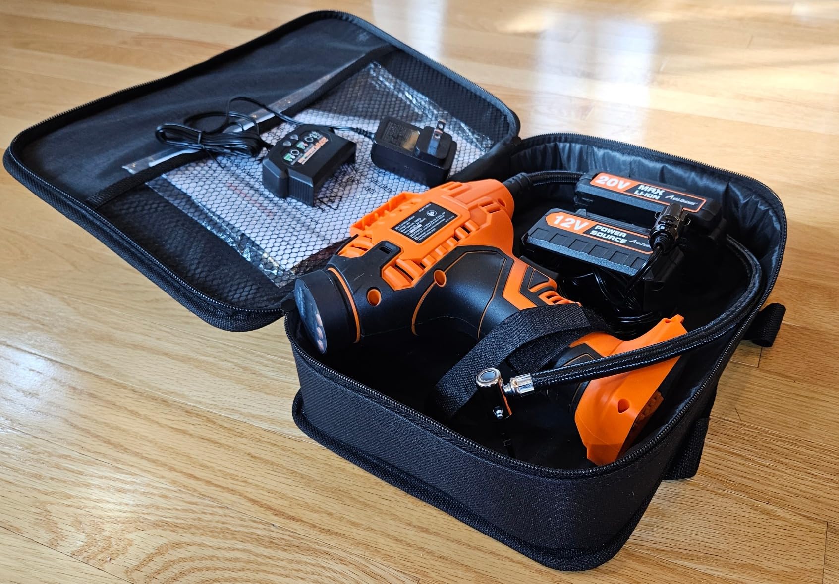 AVID POWER Cordless Tire Inflator Portable Air Compressor 20V Battery Pump customer photo 1