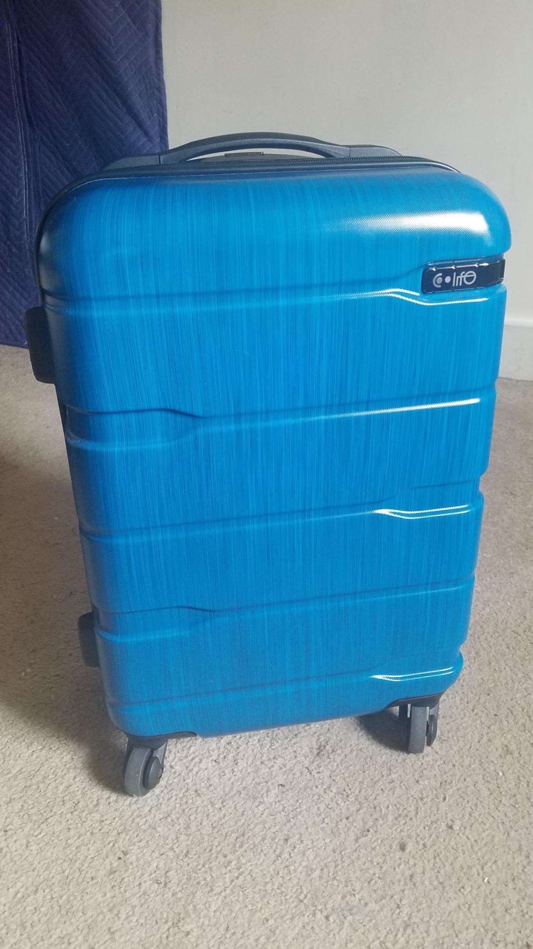 Coolife Carry On Luggage Hardside Suitcase with Spinner Wheels, 20in | 22x14x9 Airline Approved, Lightweight ABS+PC, Travel Suitcase with TSA Lock, Spinner Wheels, Durable Zipper, Charcoal customer photo 2