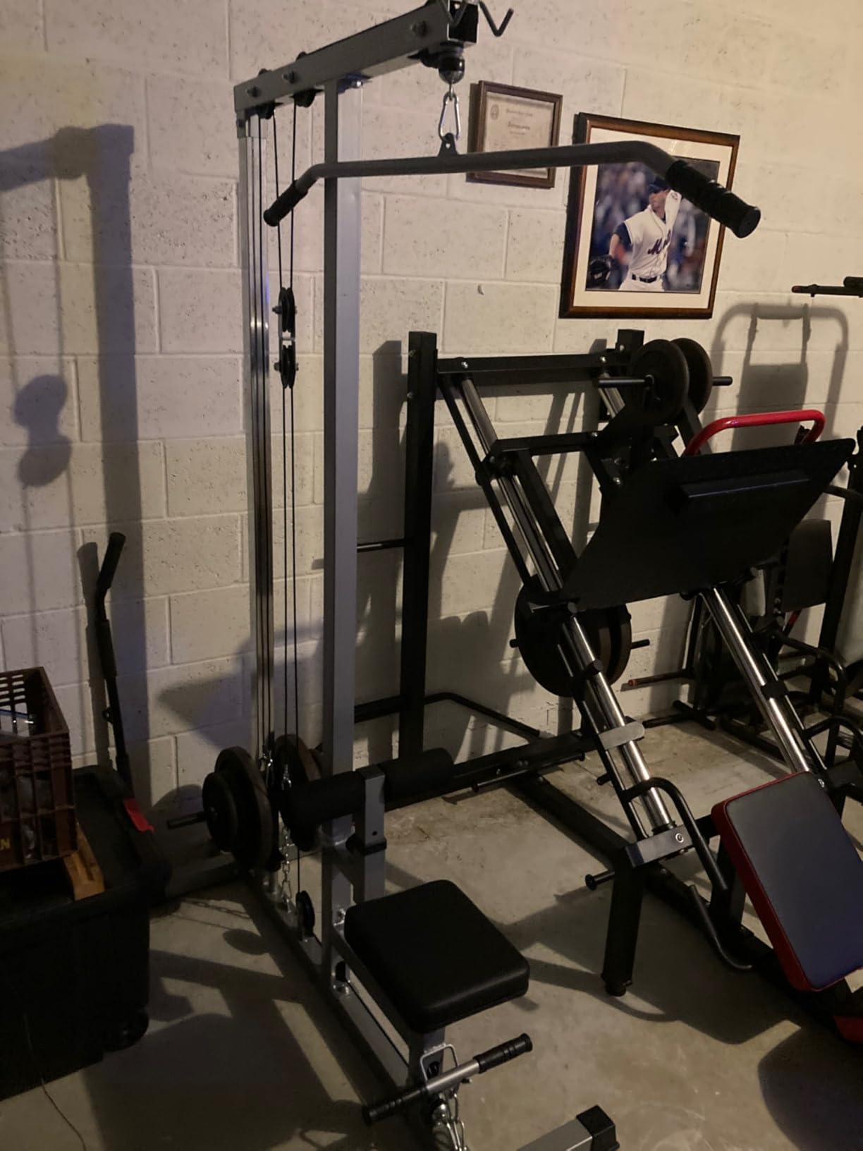 GDLF LAT Pull Down Machine, Low Row Cable Machine for Home Gym customer photo 1
