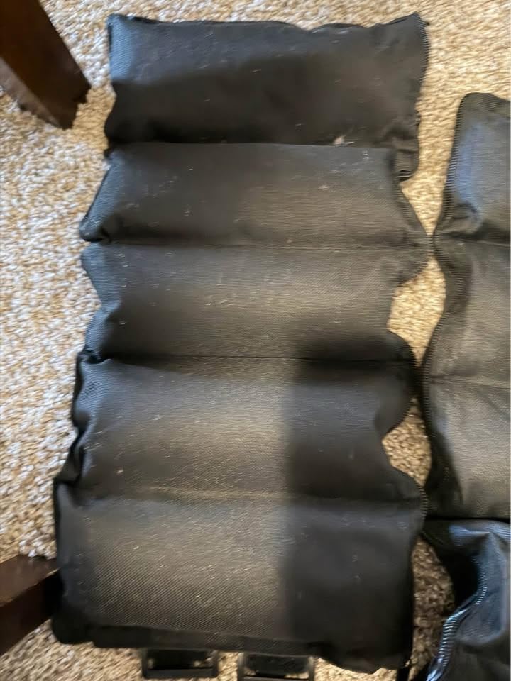 Sportneer Adjustable Ankle Weights, 2-10 lb per Pair, Removable Weights | Soft neoprene for women and men. Adjusts from 1-5 lb each for walking, running, Pilates, home workouts, physical therapy. customer photo 2