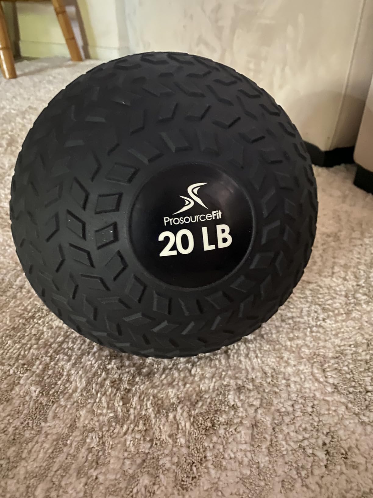 ProsourceFit Slam Medicine Balls 5, 10, 15, 20, 25, 30, 50lbs Smooth and Tread Textured Grip Dead Weight Balls for Strength and Conditioning Exercises, Cardio and Core Workouts customer photo 2