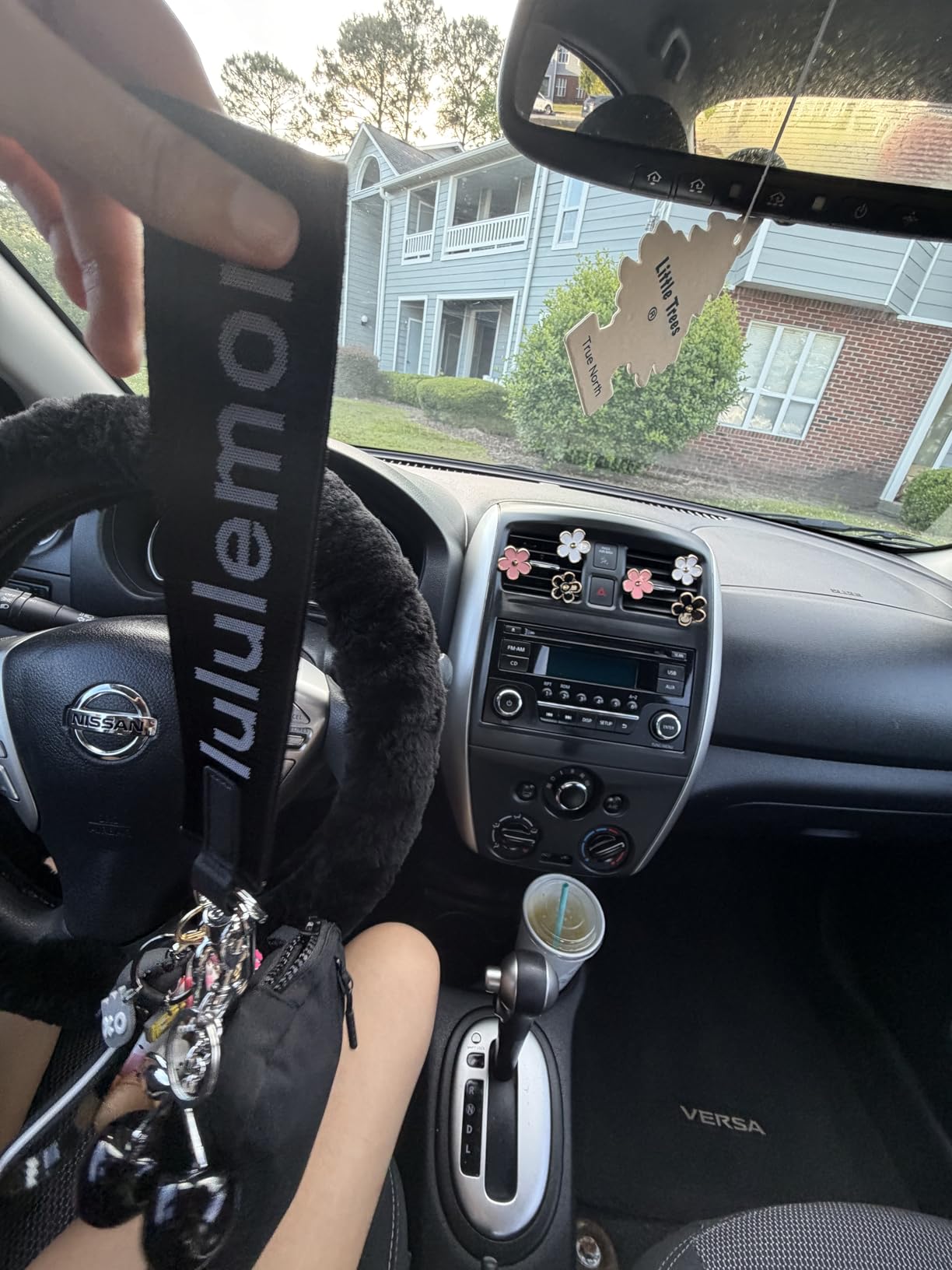 OGLAND Fuzzy Sheepskin Car Steering Wheel Cover for Women | Soft Wool Girly customer photo 2