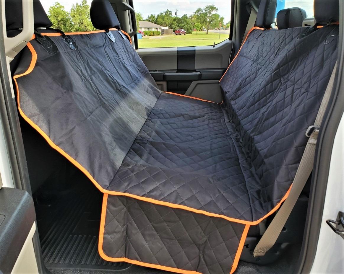 Active Pets Black Standard Dog Car Hammock Back Seat Cover, Waterproof Backseat Cover Protector for Truck Bench Rear of Sedans or SUVs, Essential Pet Supplies Vacuum or Wipe Clean, Machine Washable customer photo 1